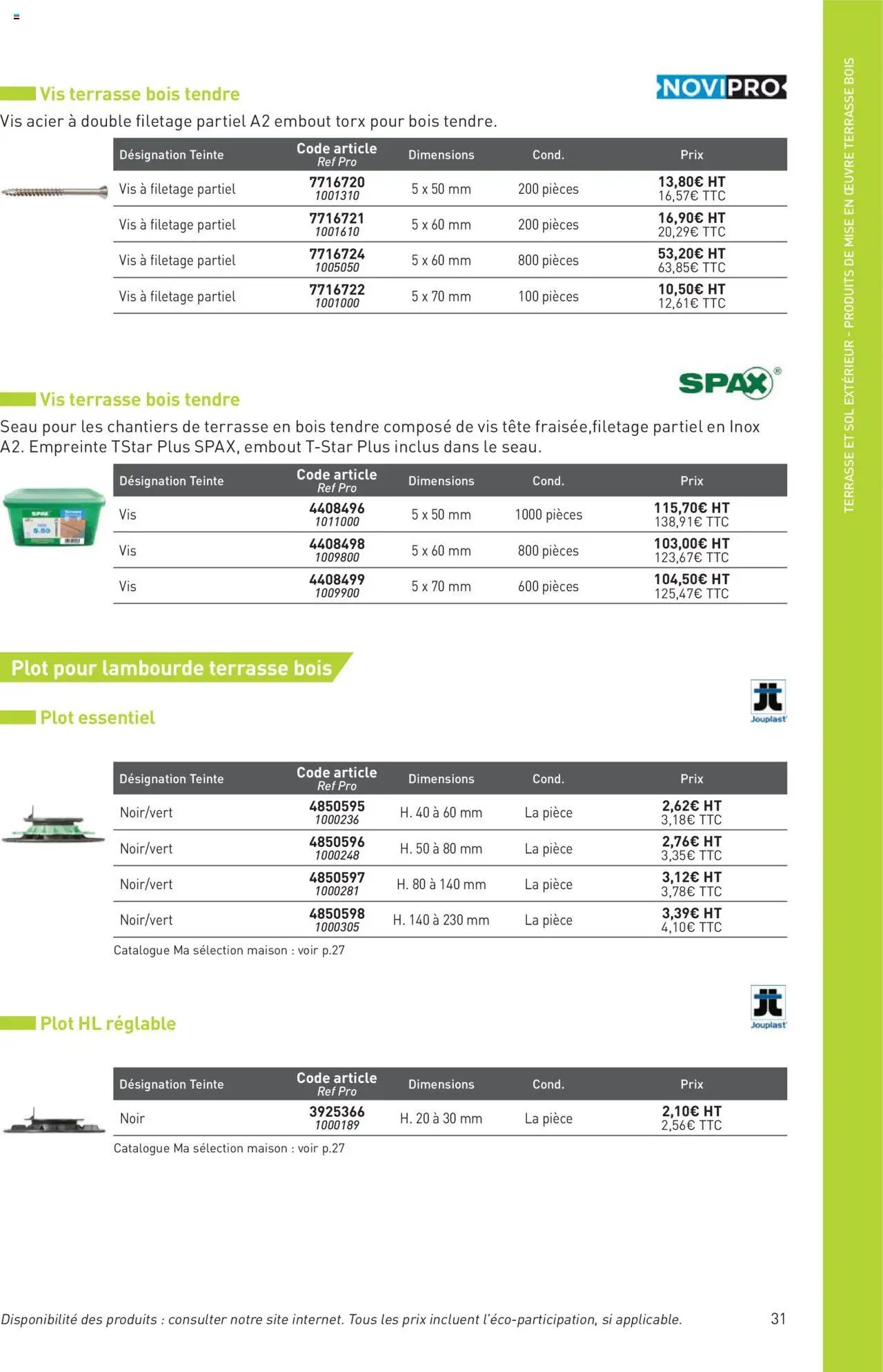 Point.P catalogue Aménagement extérieur 2025 (2025-07-11 - 2025-12-31)