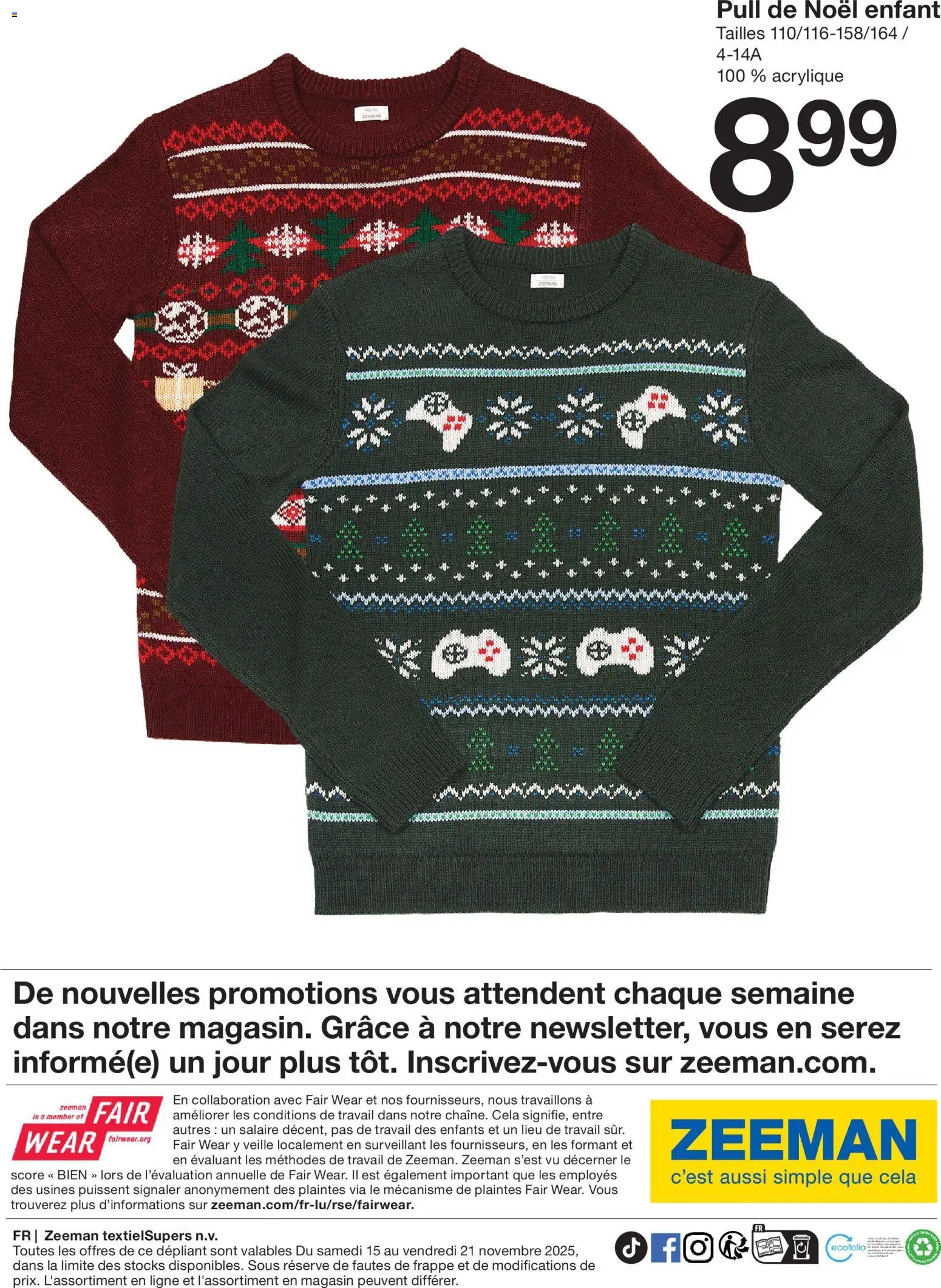 Zeeman catalogue Noël