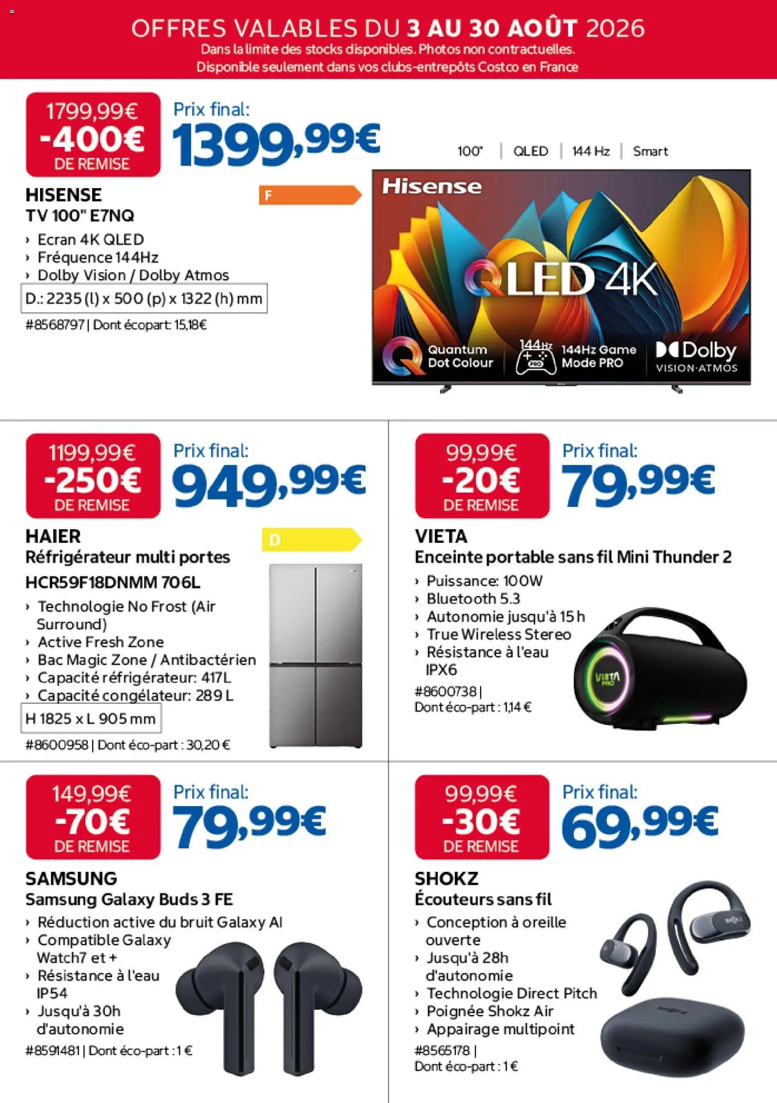 Costco catalogue