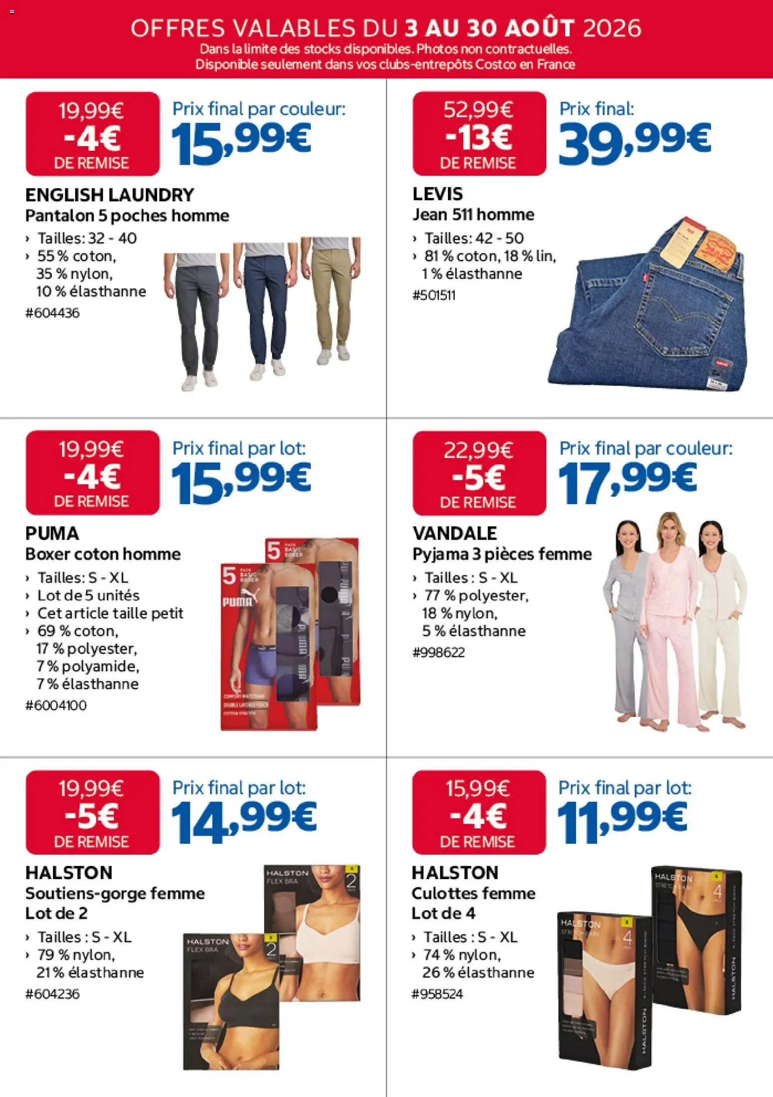 Costco catalogue