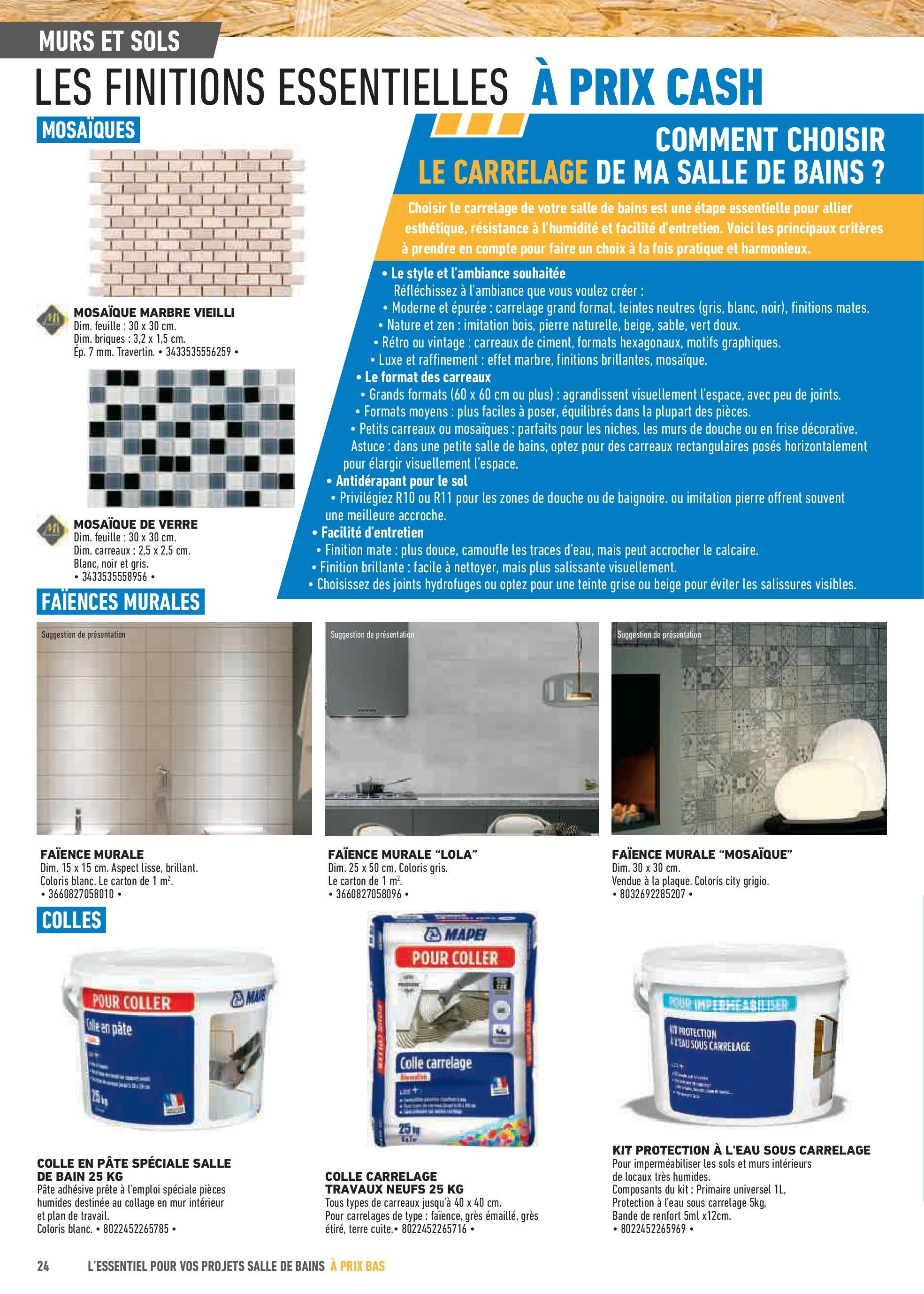 Brico Cash - Repensons votre salle de bains sans vous ruiner