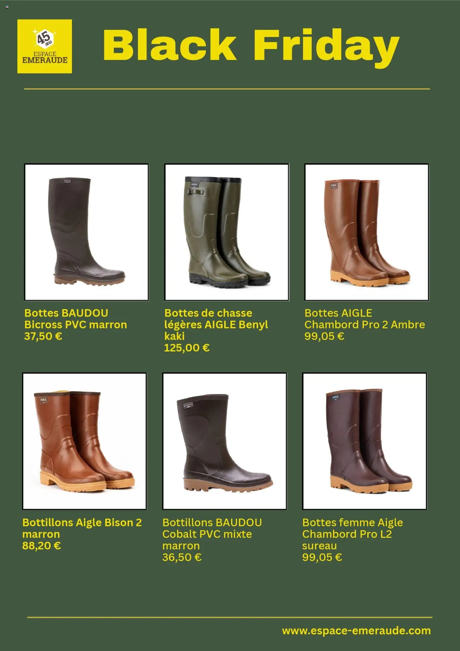Espace Emeraude Black Friday