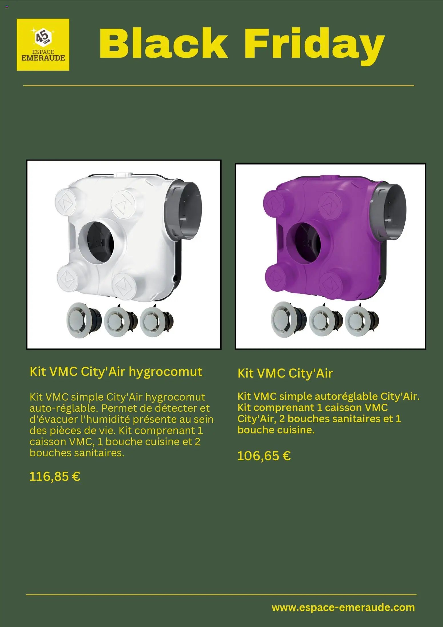 Espace Emeraude Black Friday