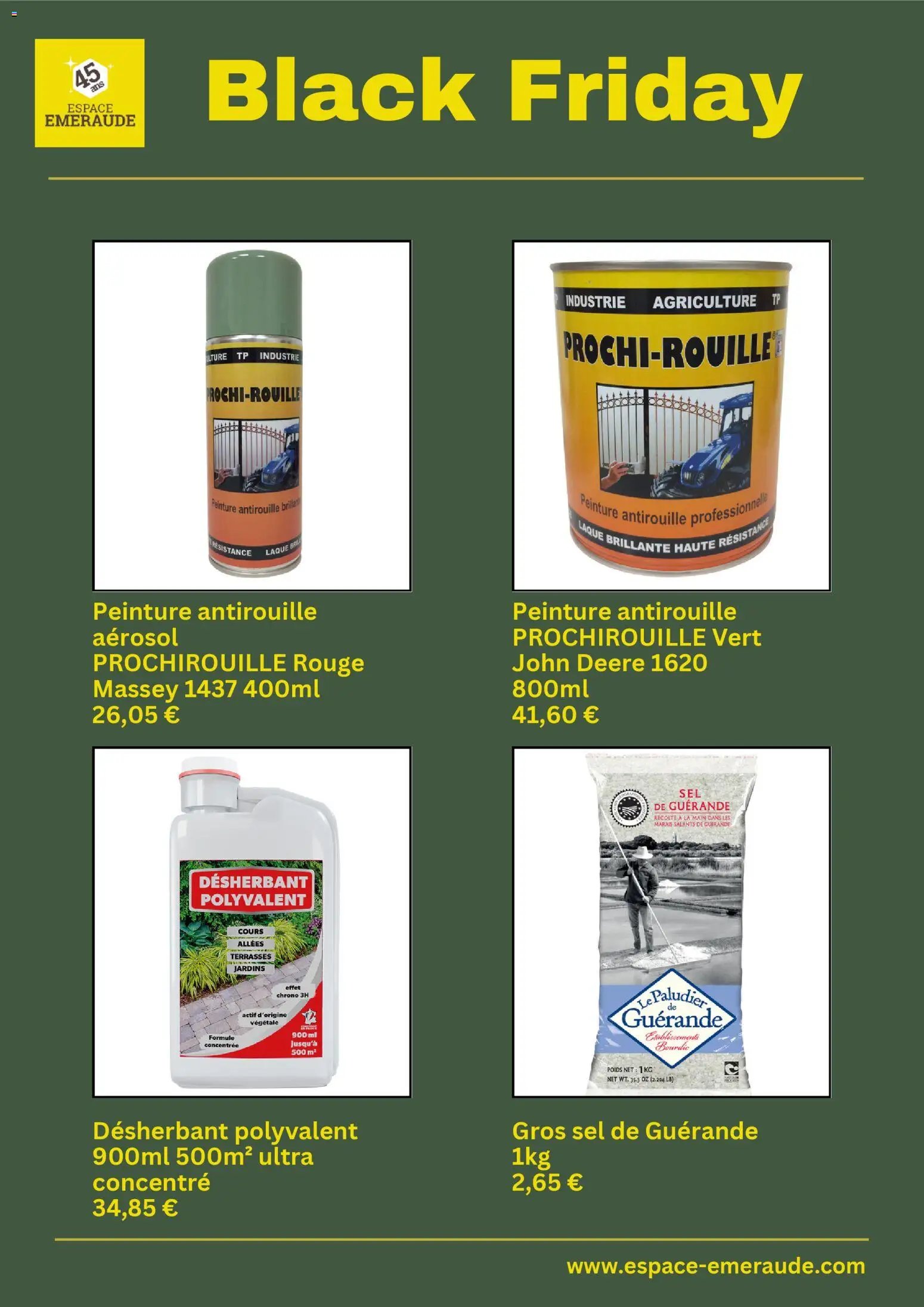Espace Emeraude Black Friday