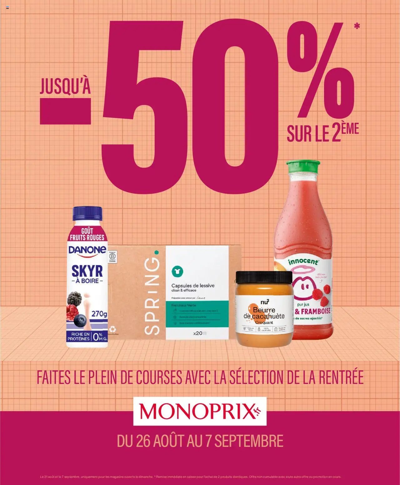Monoprix - Catalogue promotionnel (2025-08-26 - 2025-09-07)