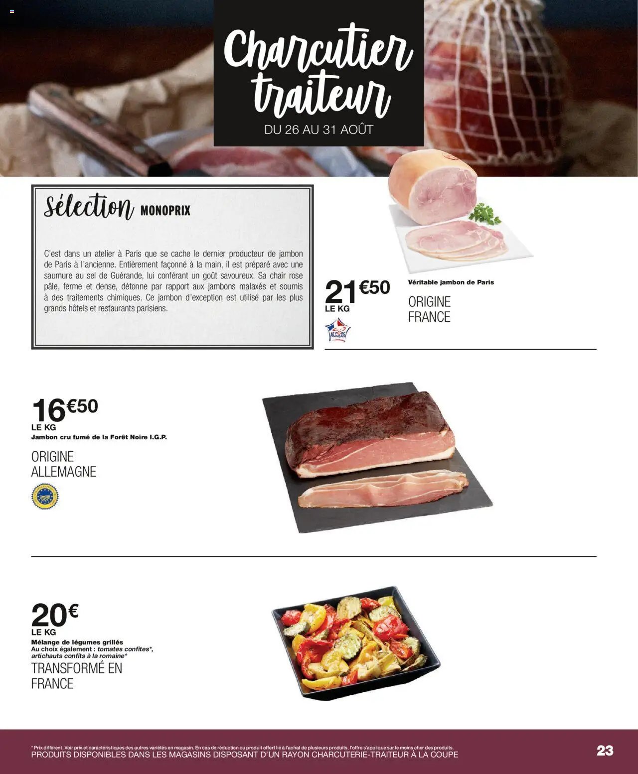 Monoprix - Catalogue promotionnel (2025-08-26 - 2025-09-07)