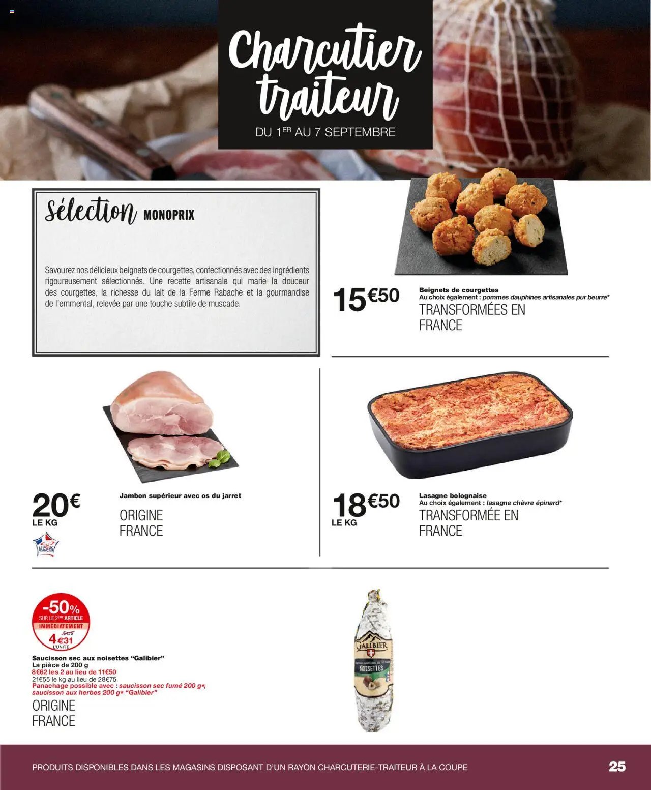 Monoprix - Catalogue promotionnel (2025-08-26 - 2025-09-07)