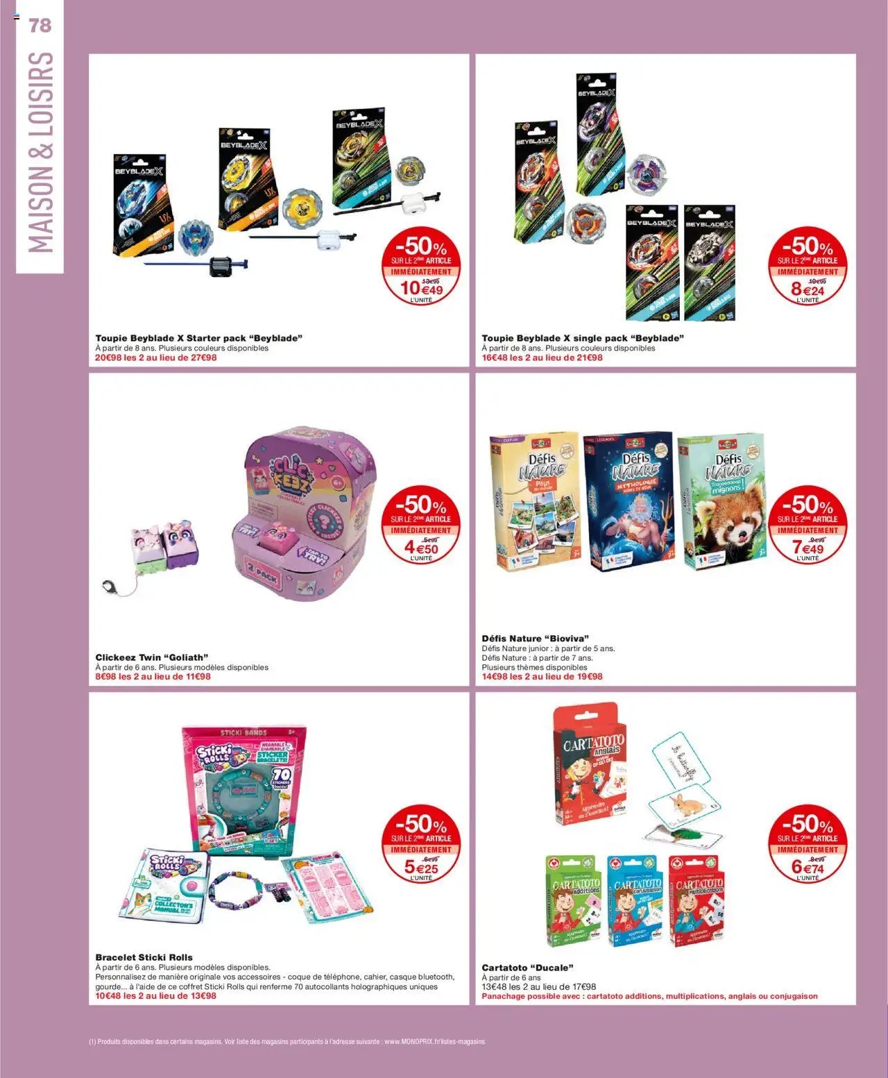 Monoprix - Catalogue promotionnel (2025-08-26 - 2025-09-07)