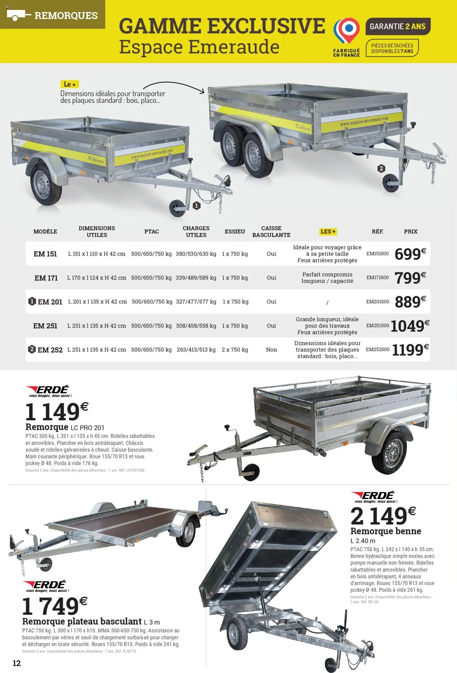 Espace Emeraude Catalogue spécial motoculture - 2026