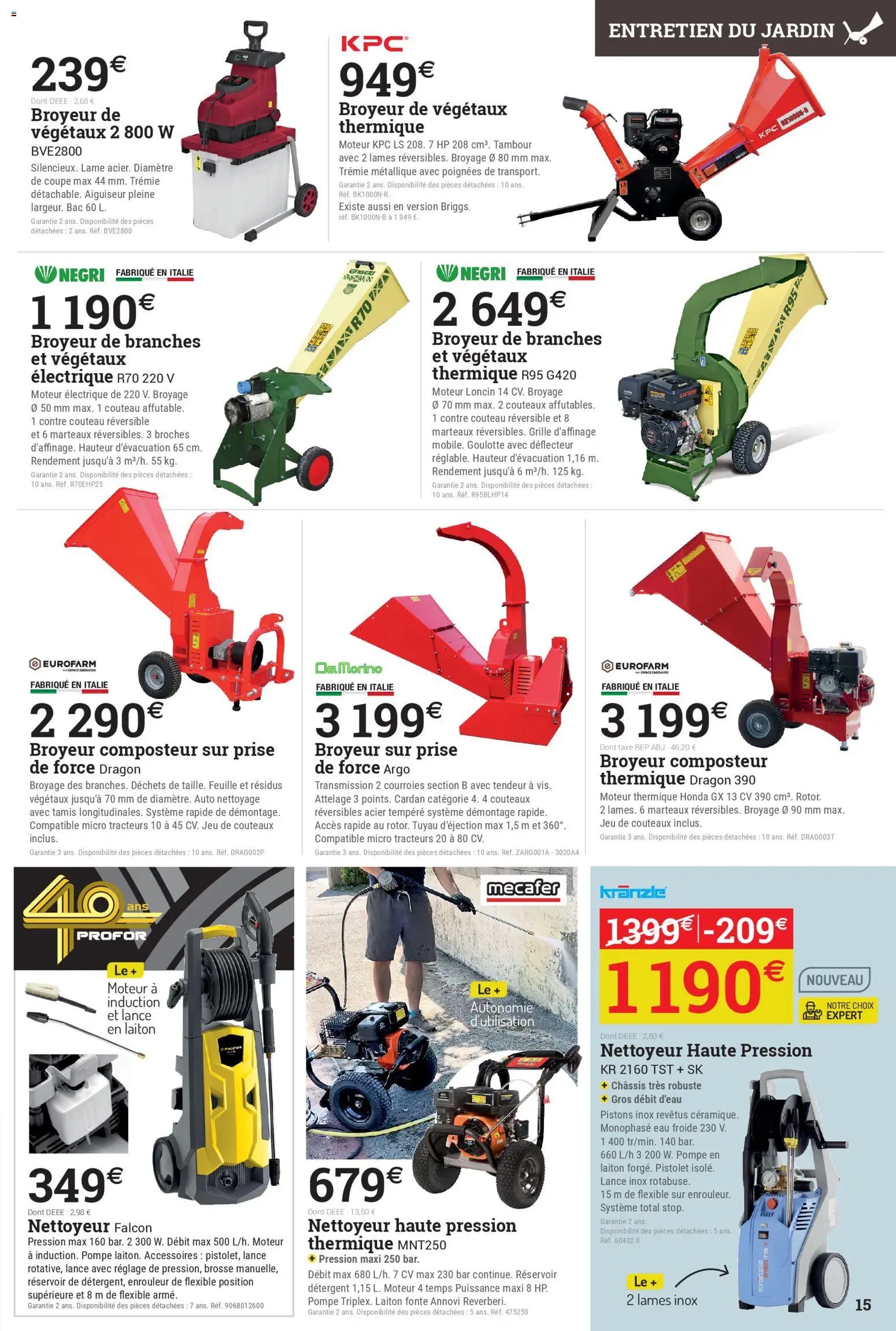 Espace Emeraude Catalogue spécial motoculture - 2026