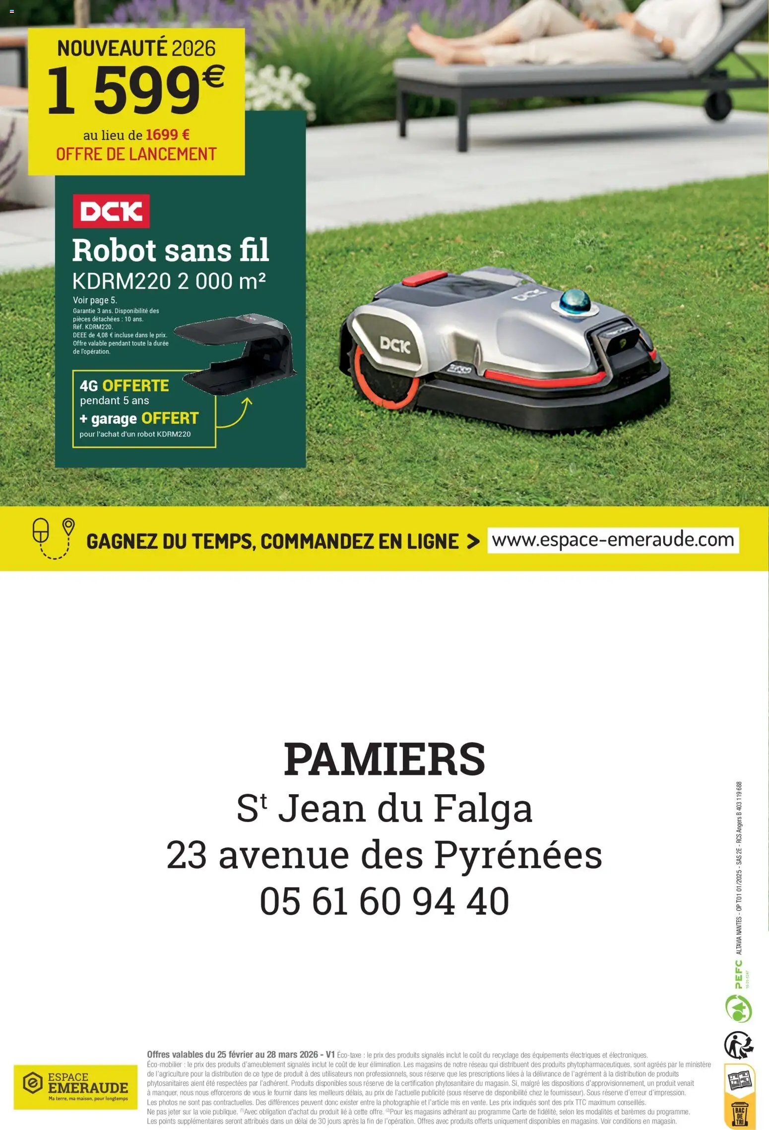 Espace Emeraude Catalogue spécial motoculture - 2026