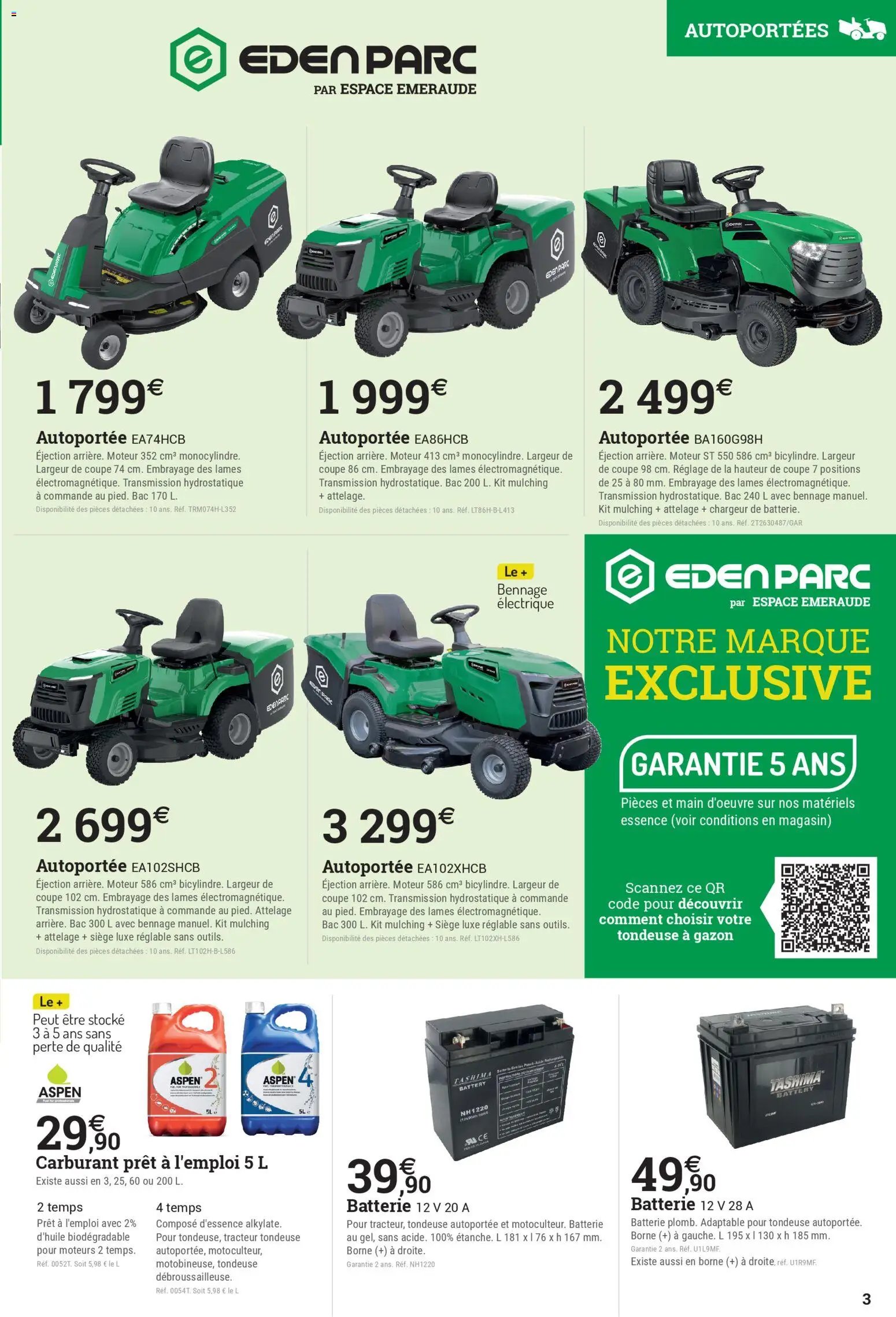 Espace Emeraude Catalogue spécial motoculture - 2026