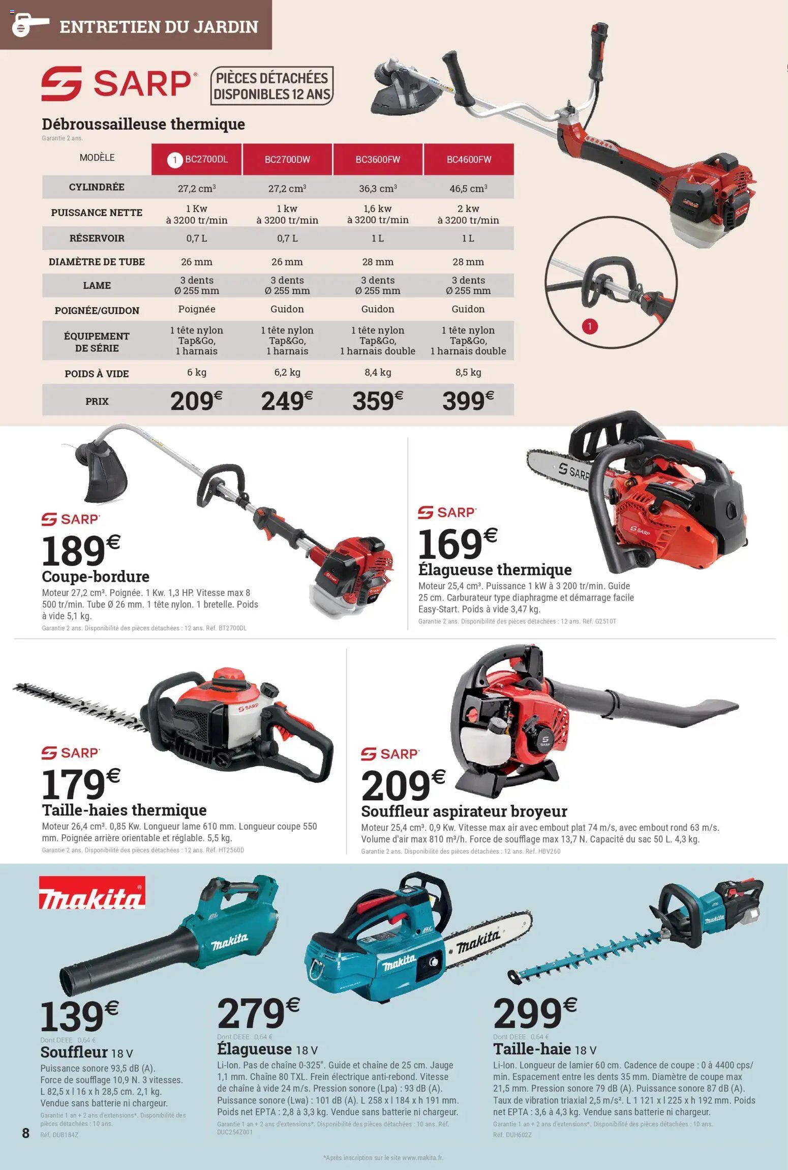 Espace Emeraude Catalogue spécial motoculture - 2026