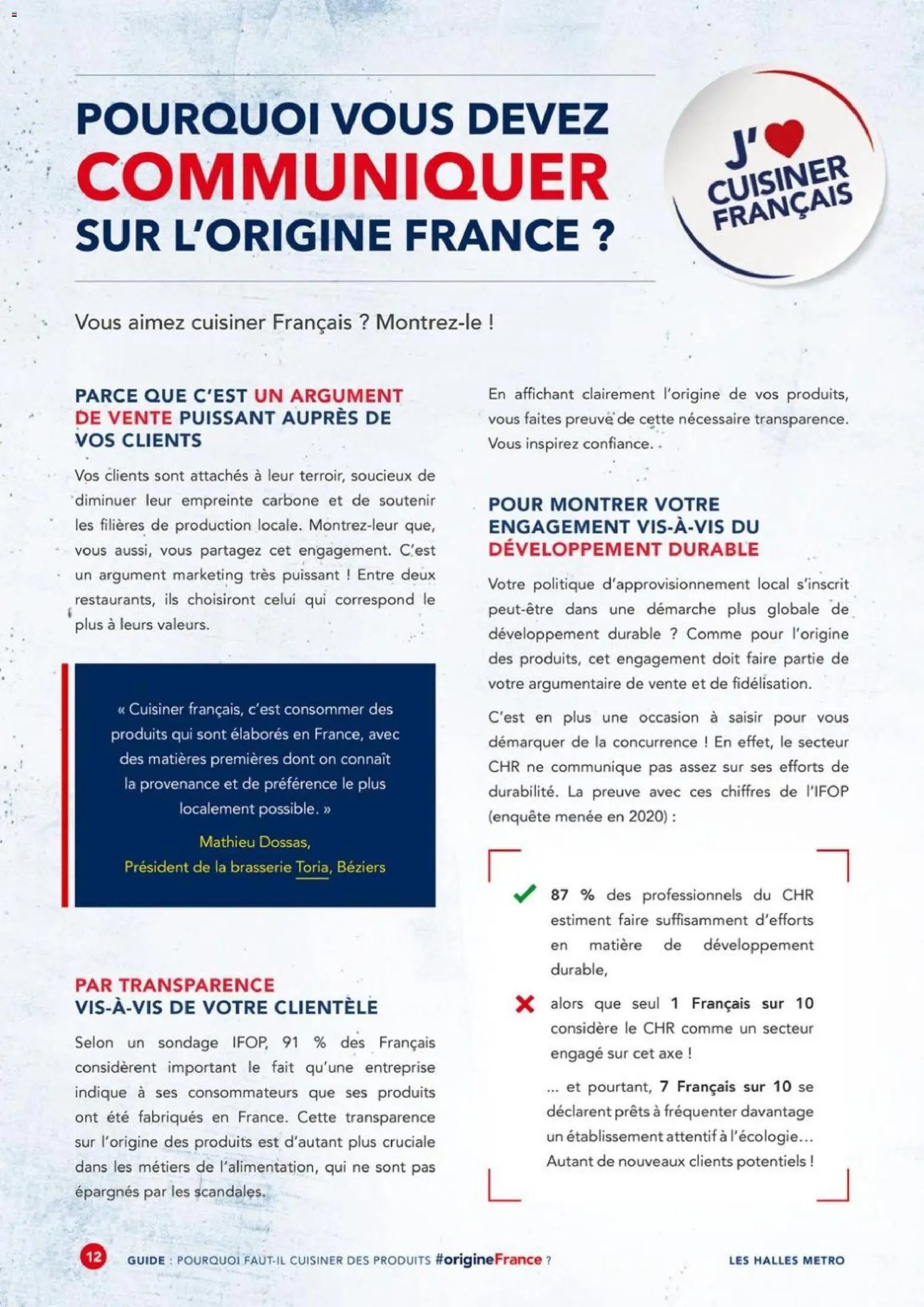METRO - Guide Origine France