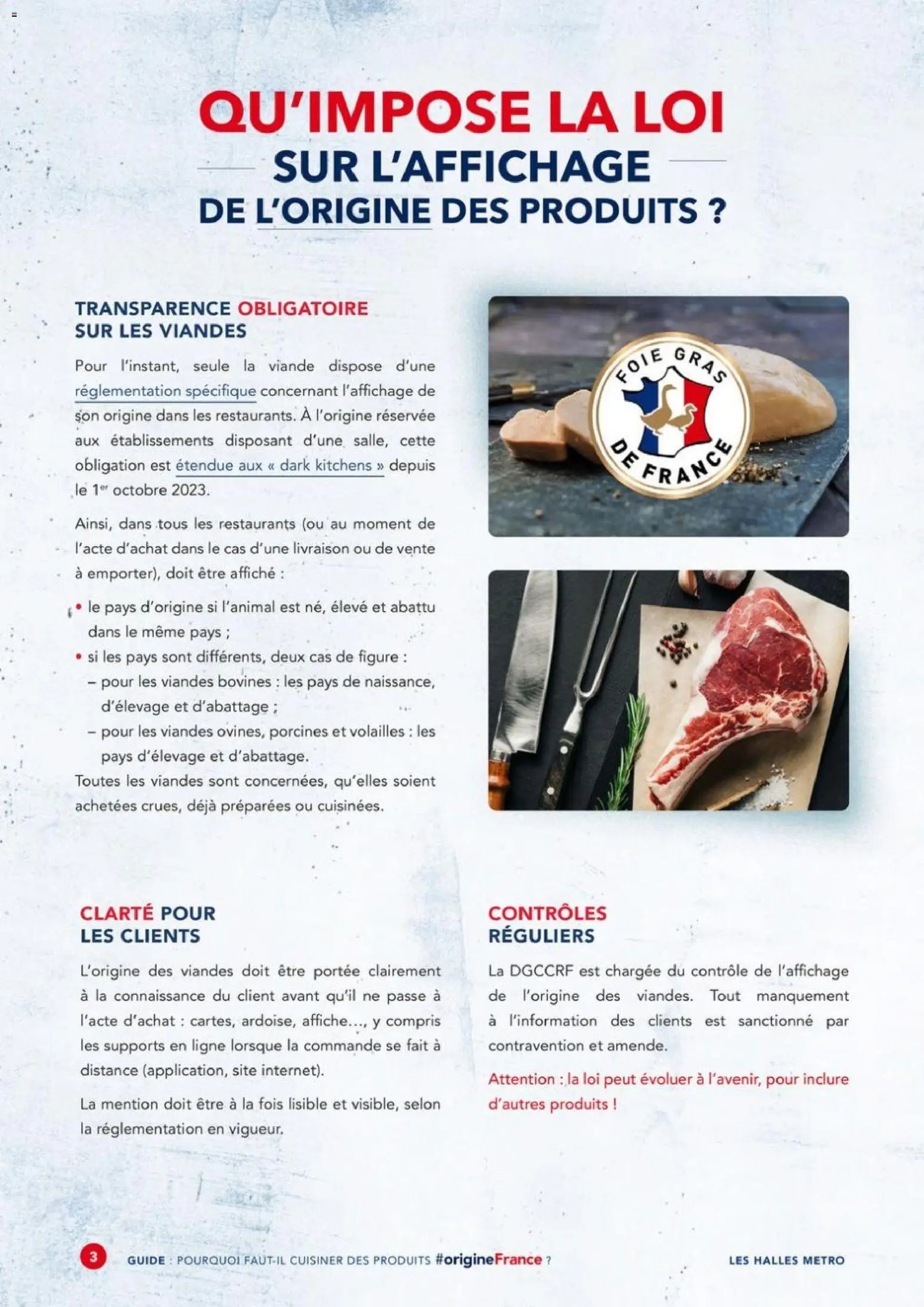METRO - Guide Origine France