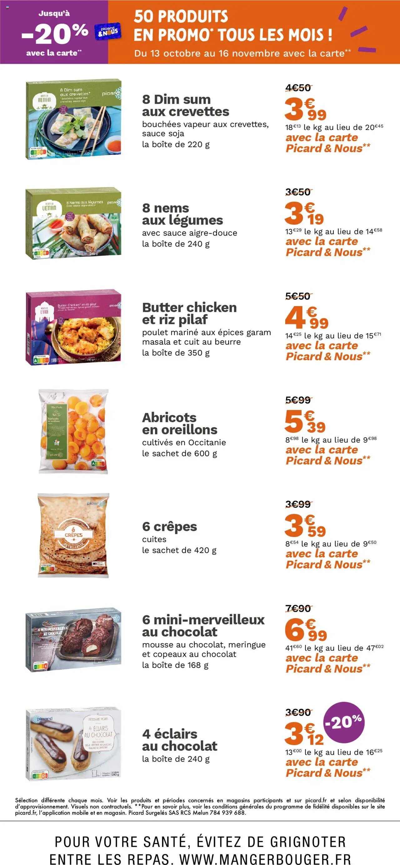 Picard Nos croissants au four toujours réussis, croustillants à l'Airfryer Philips (2025-10-13 - 2025-10-26)