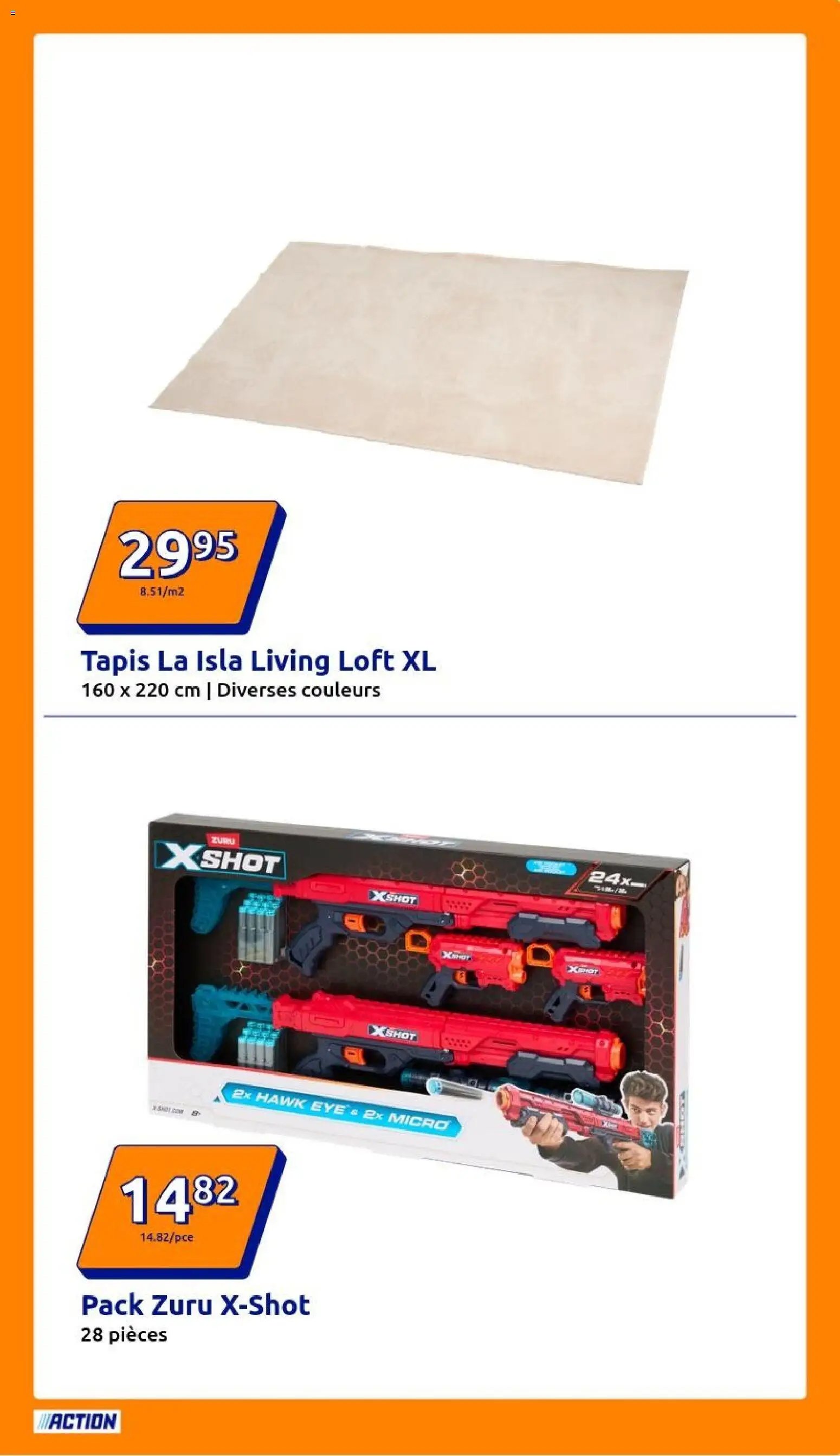 Action catalogue de la semaine 49