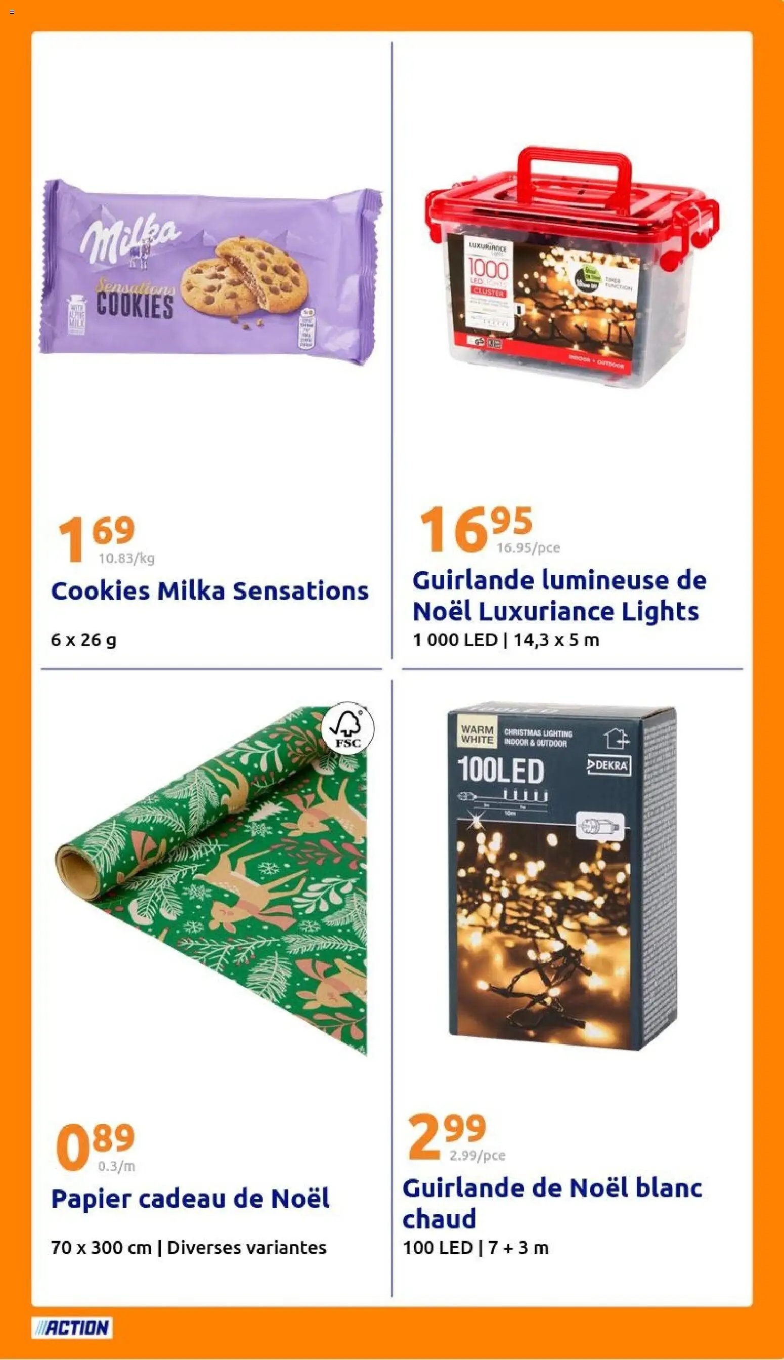 Action catalogue de la semaine 49