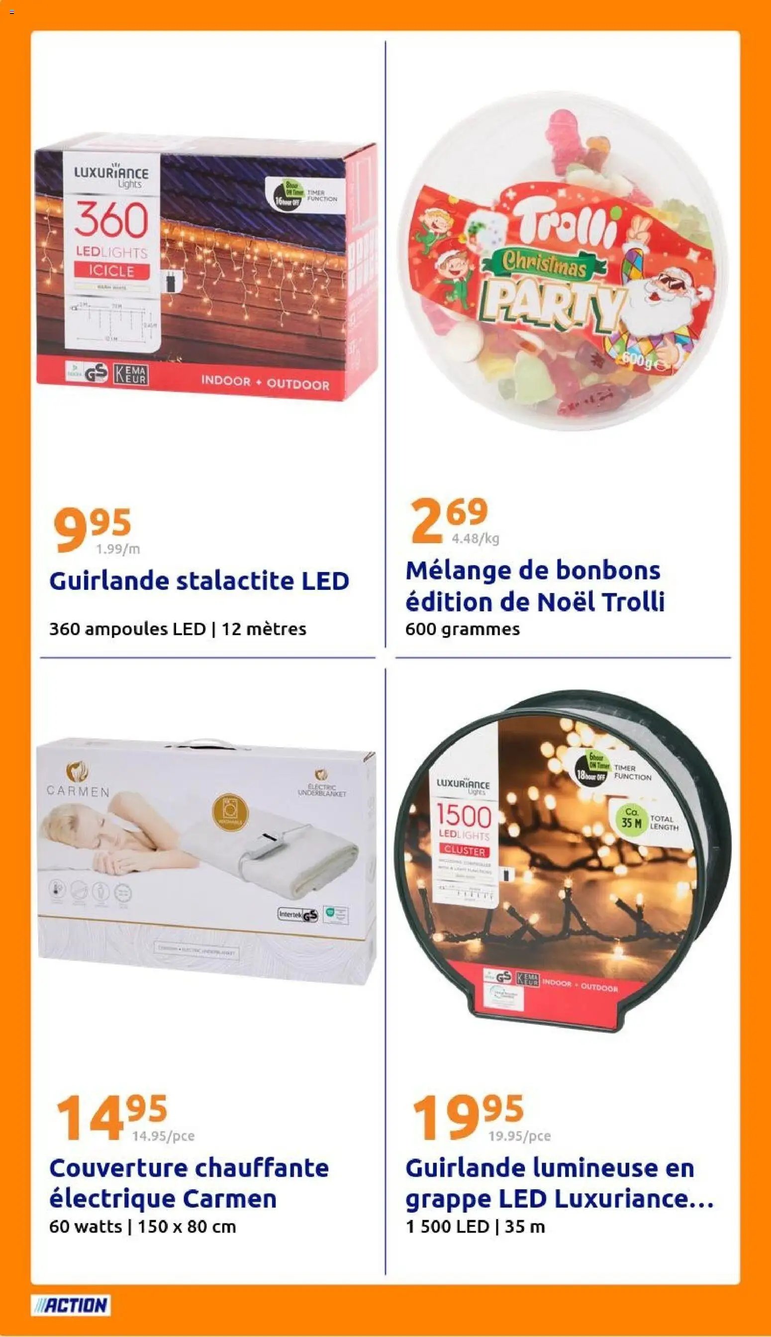 Action catalogue de la semaine 49