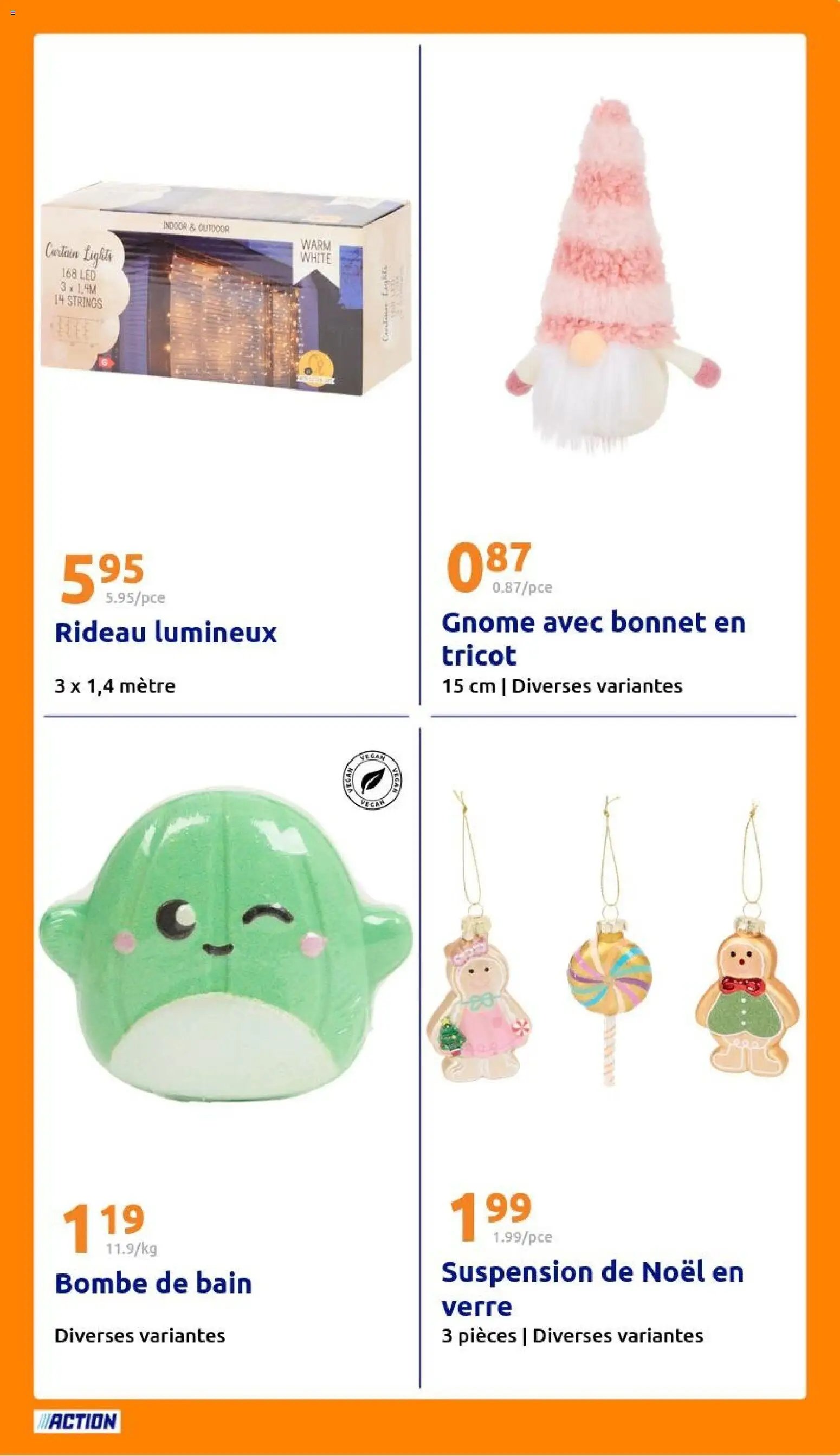 Action catalogue de la semaine 49