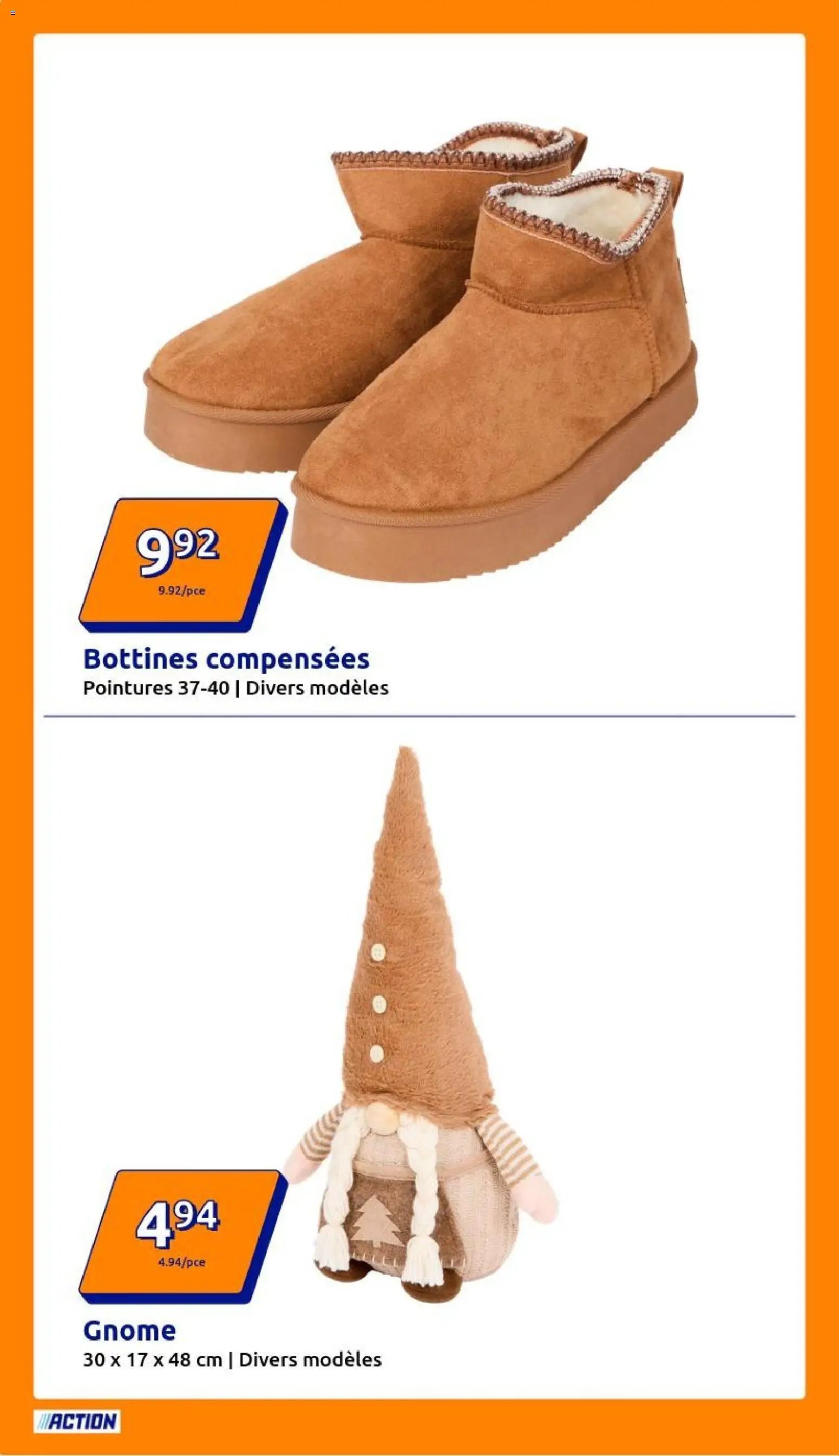 Action catalogue de la semaine 49