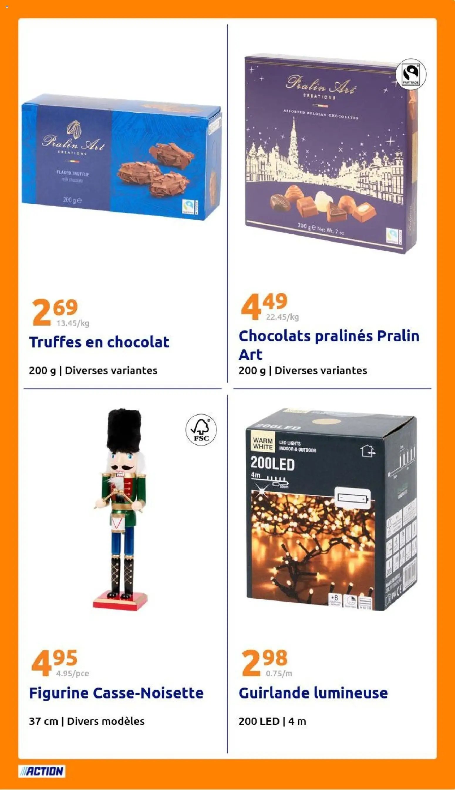 Action catalogue de la semaine 49