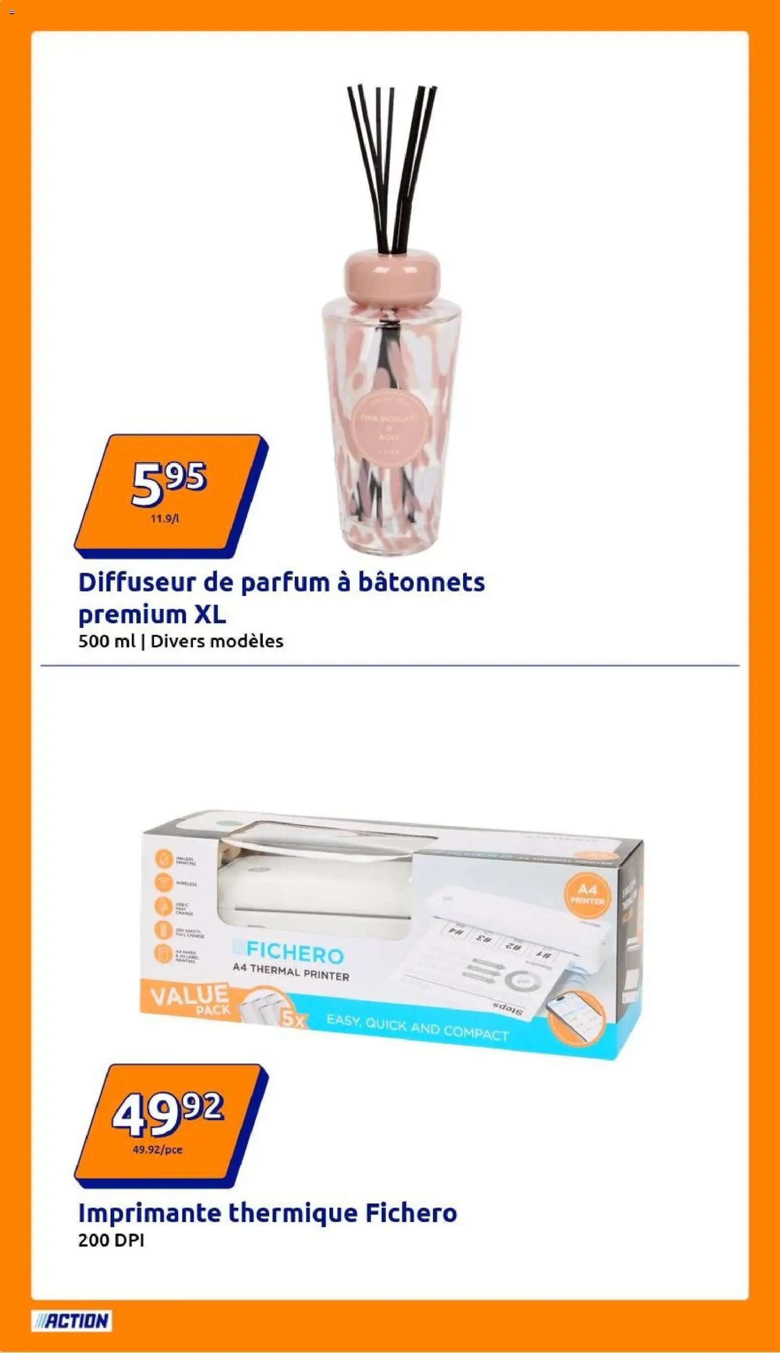 Action catalogue de la semaine 49