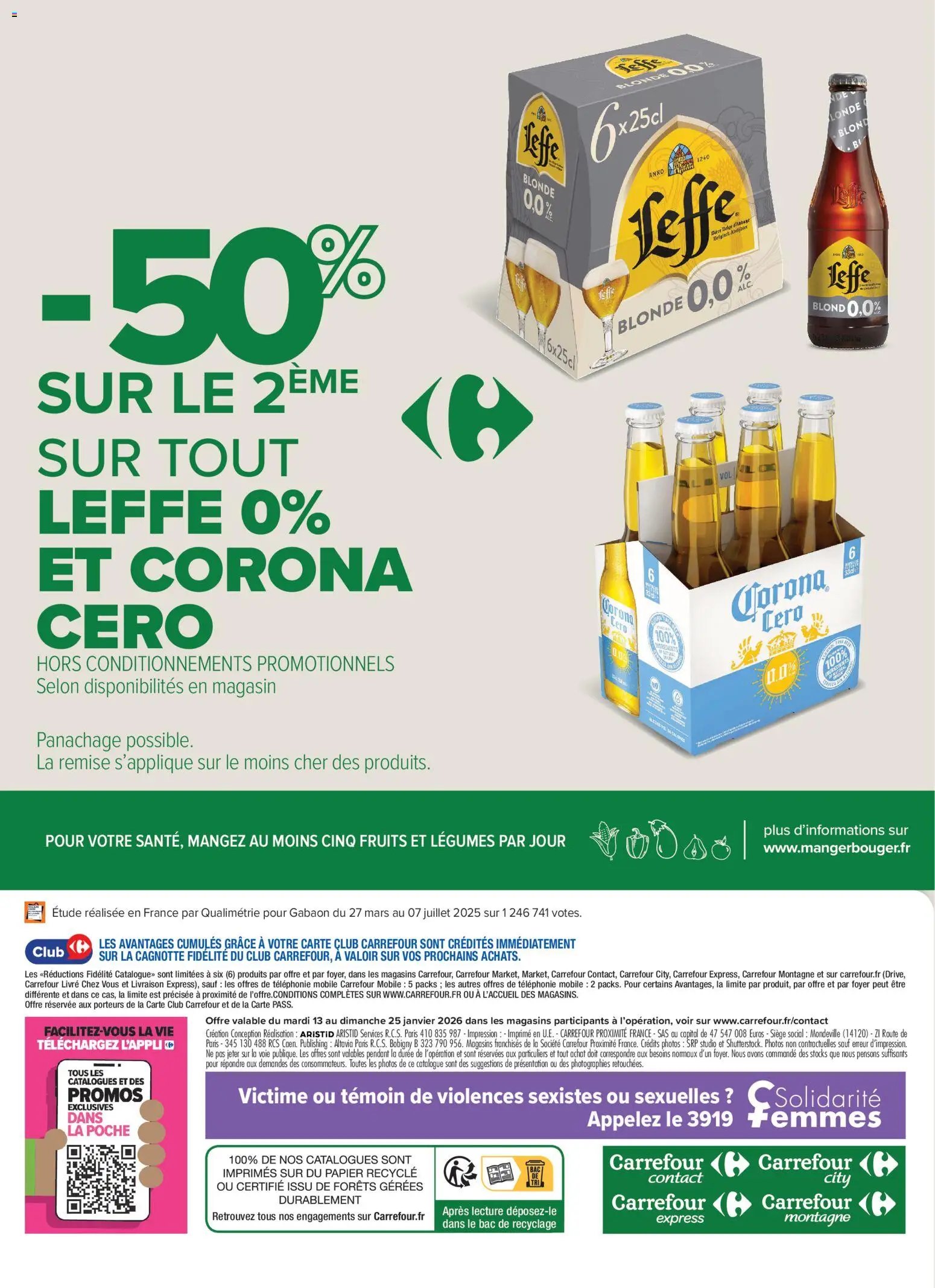 Carrefour contact J'peux pas, j'ai promos !