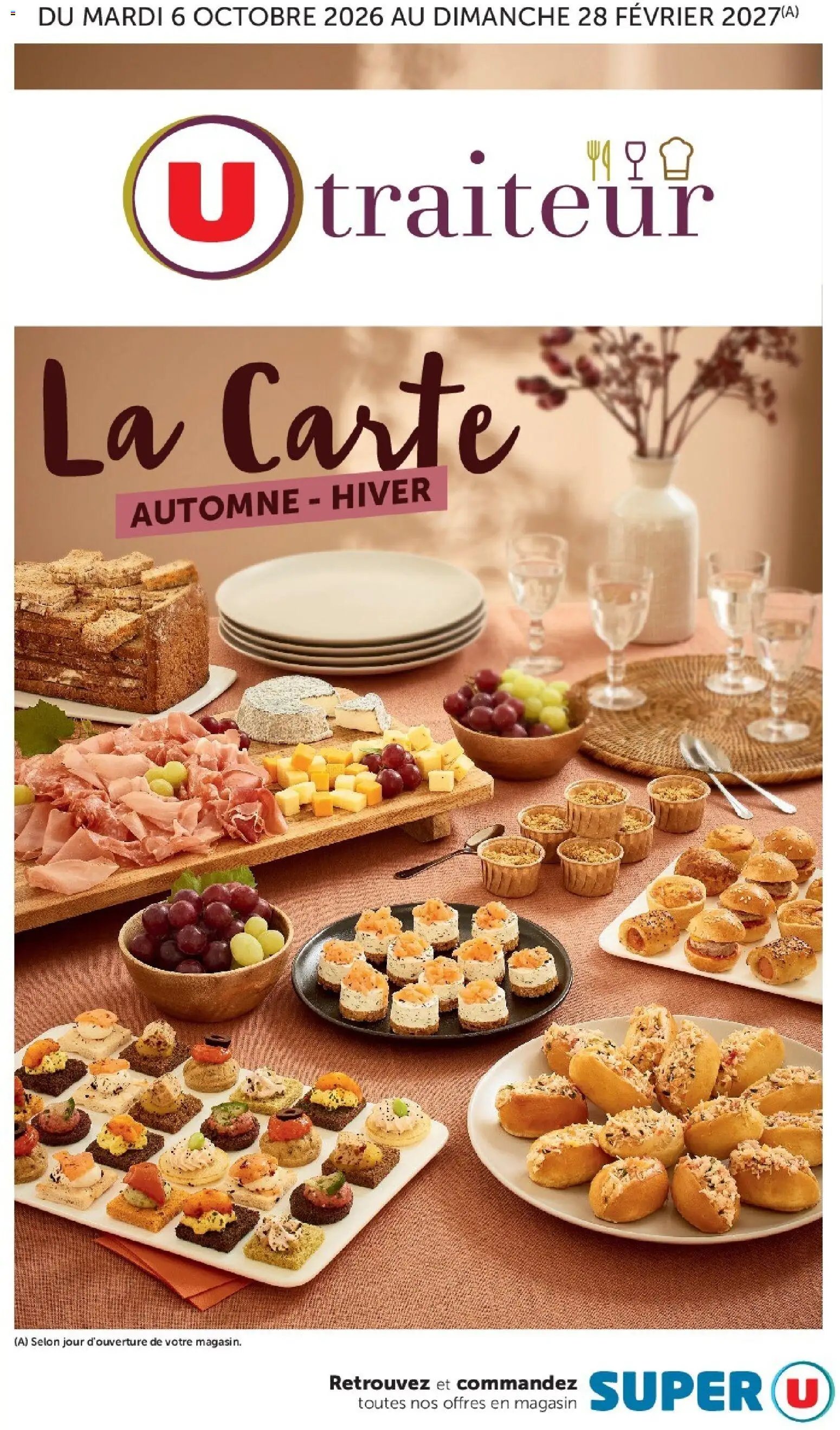 Super U - La carte Automne Hiver