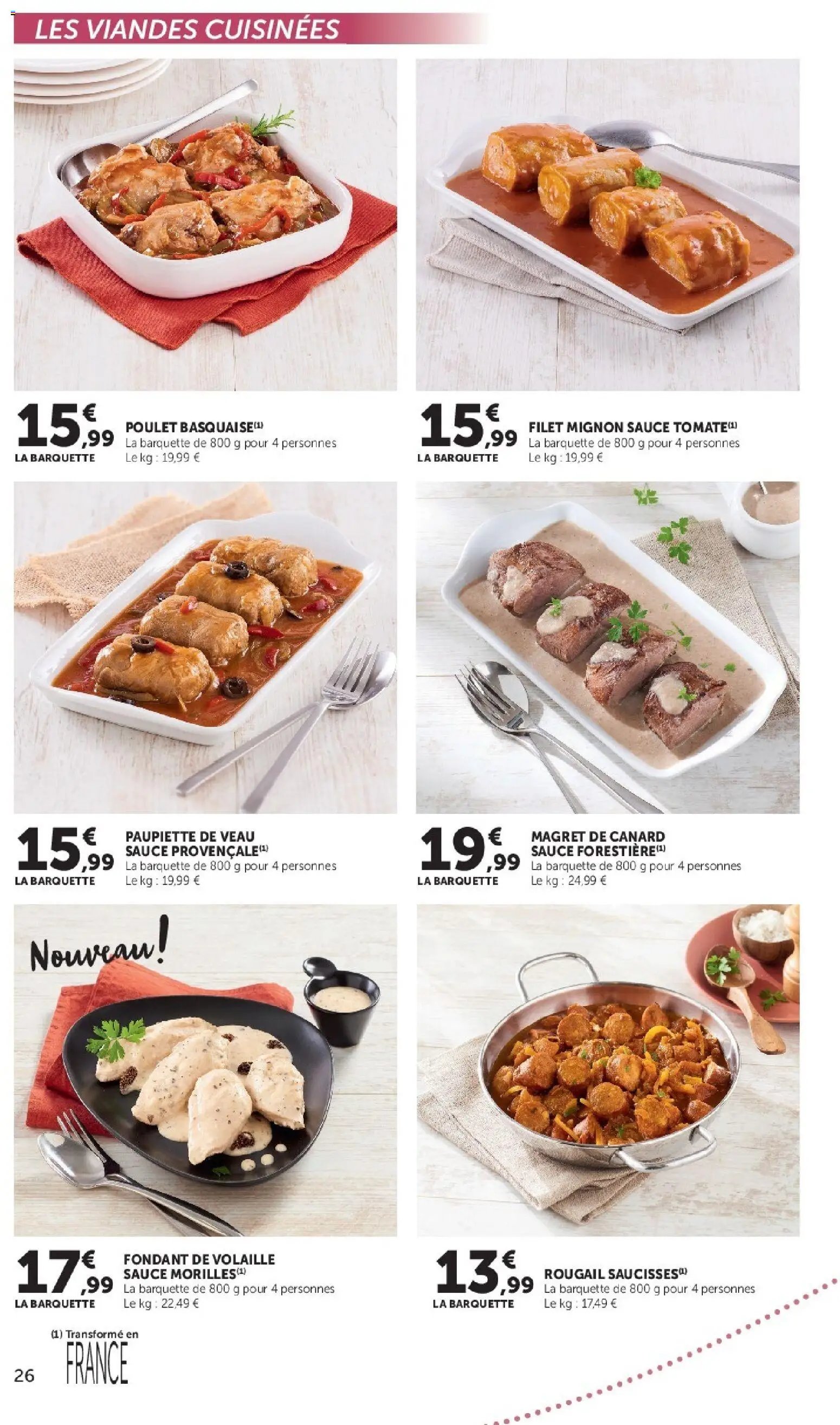 Super U - La carte Automne Hiver