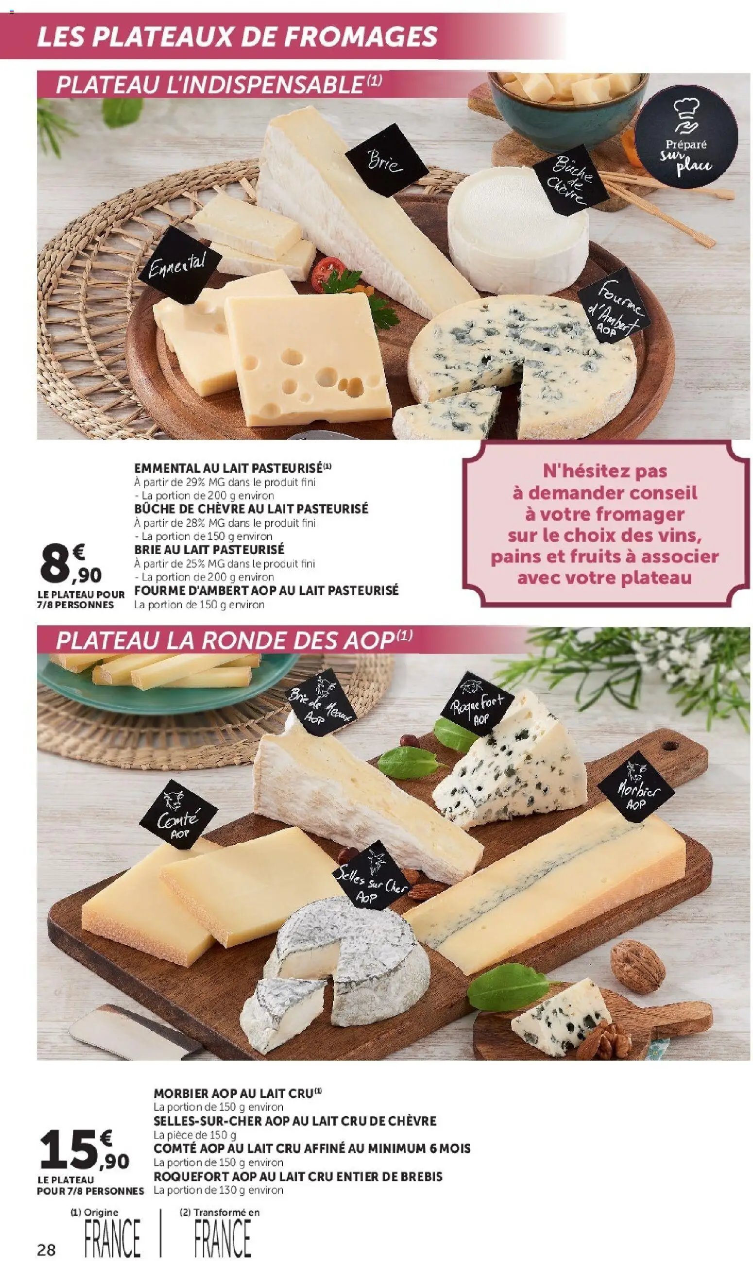 Super U - La carte Automne Hiver