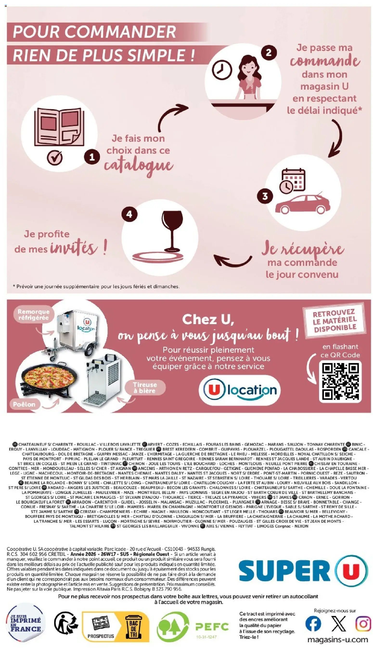 Super U - La carte Automne Hiver