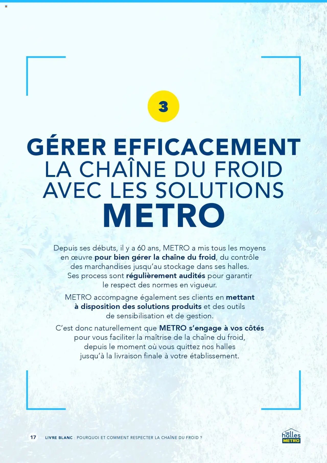 METRO Pourquoi et comment respecter la chaine du froid ? (2025-04-01 - 2025-12-31)