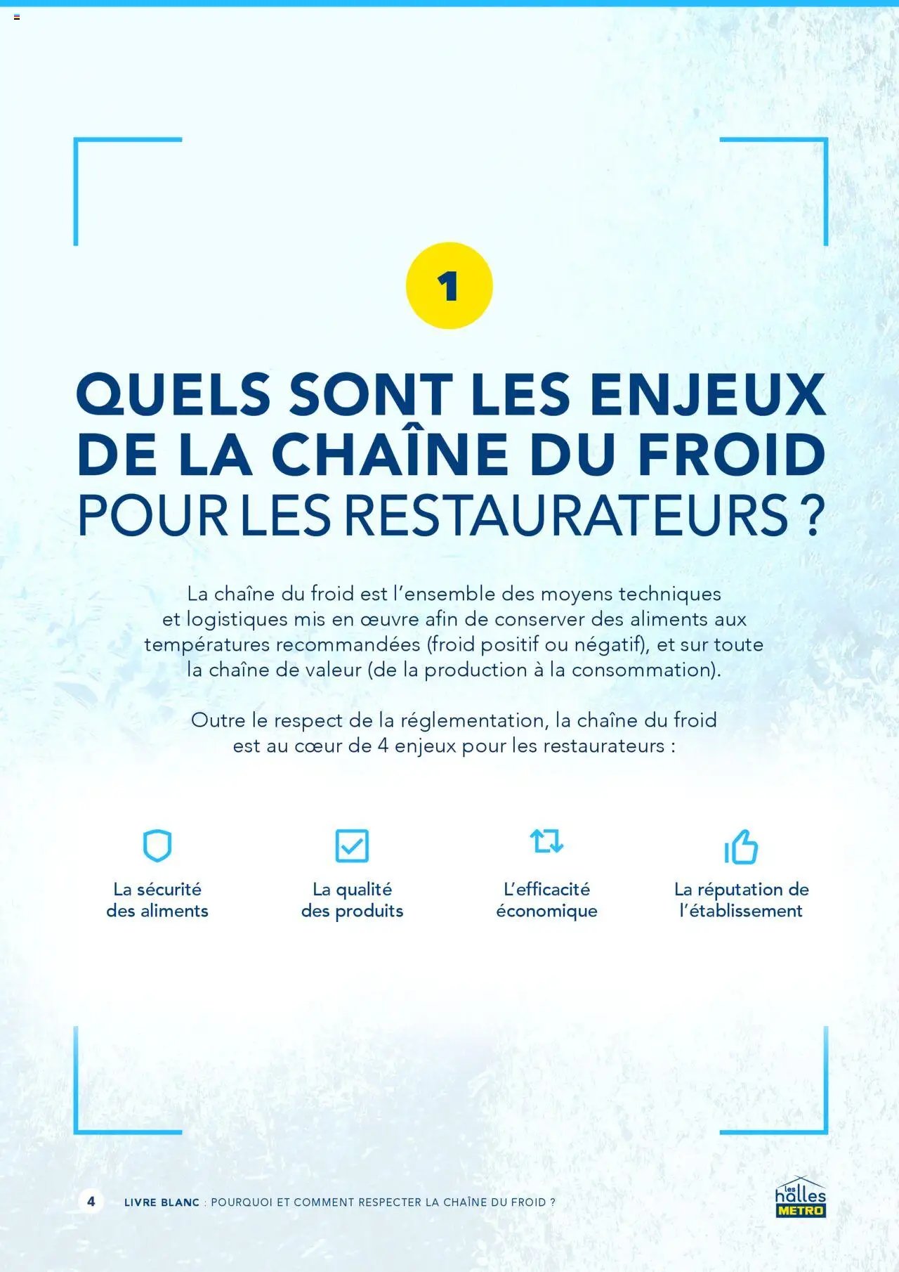 METRO Pourquoi et comment respecter la chaine du froid ? (2025-04-01 - 2025-12-31)
