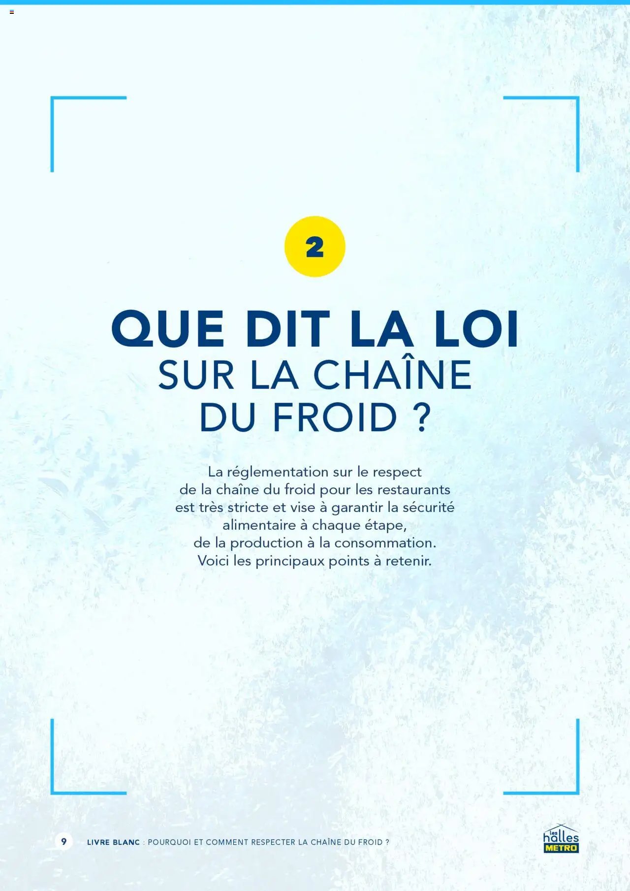 METRO Pourquoi et comment respecter la chaine du froid ? (2025-04-01 - 2025-12-31)