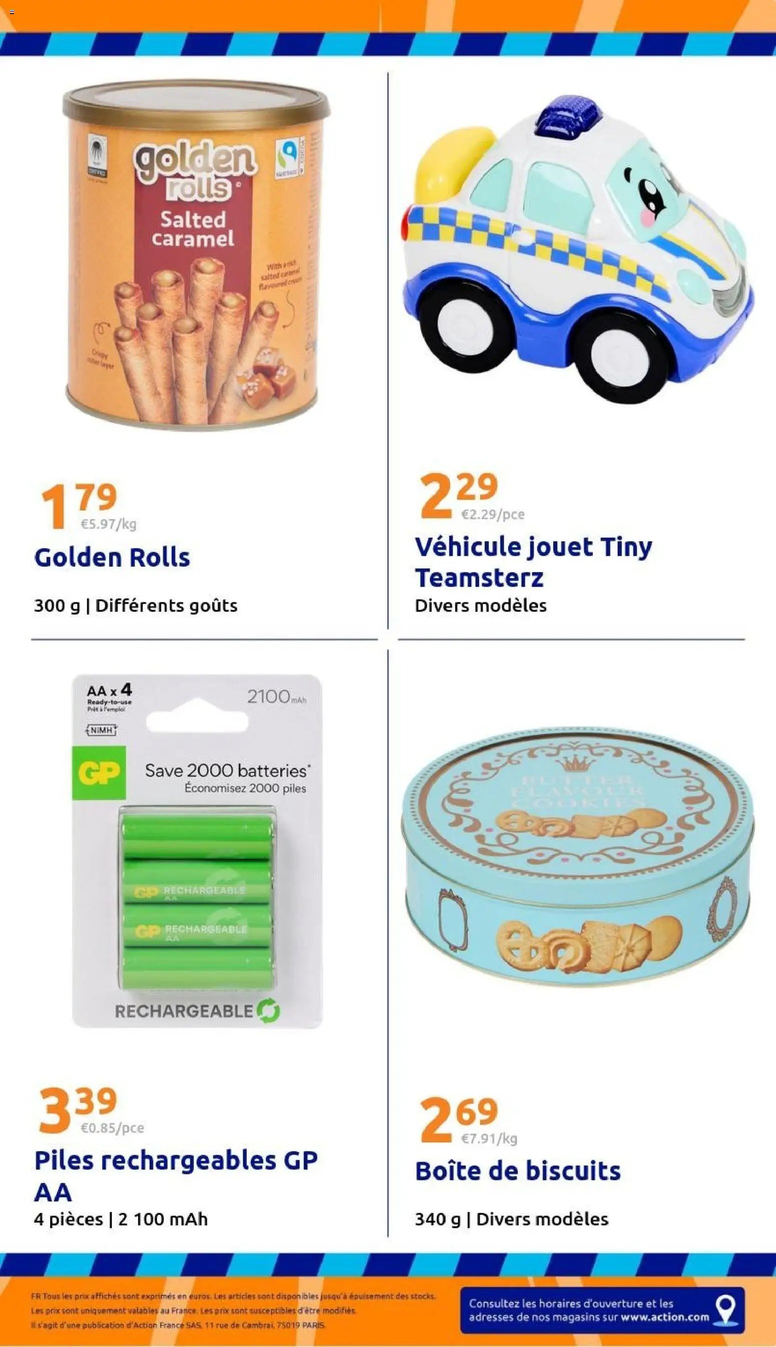Action catalogue