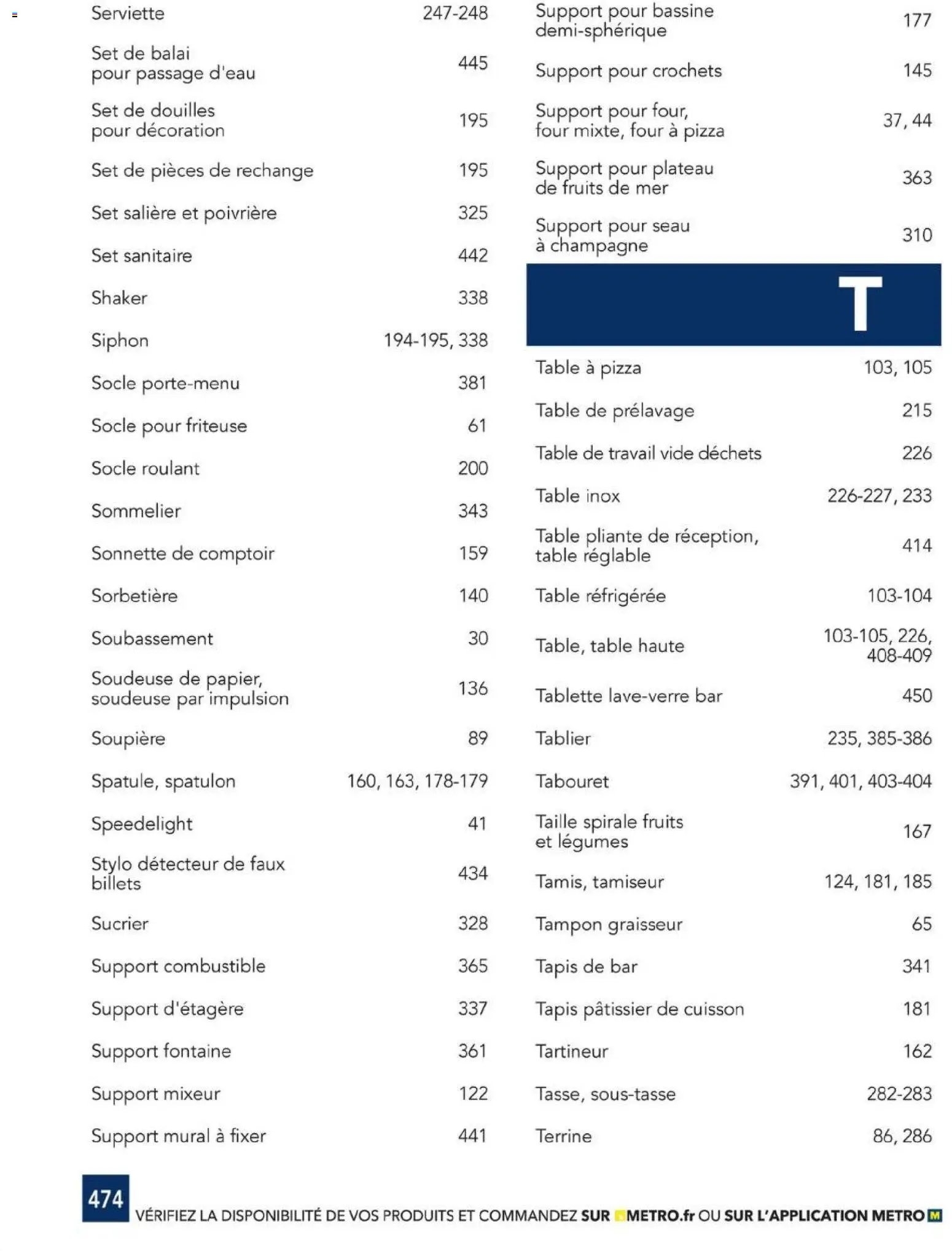 METRO - CHR Équipement