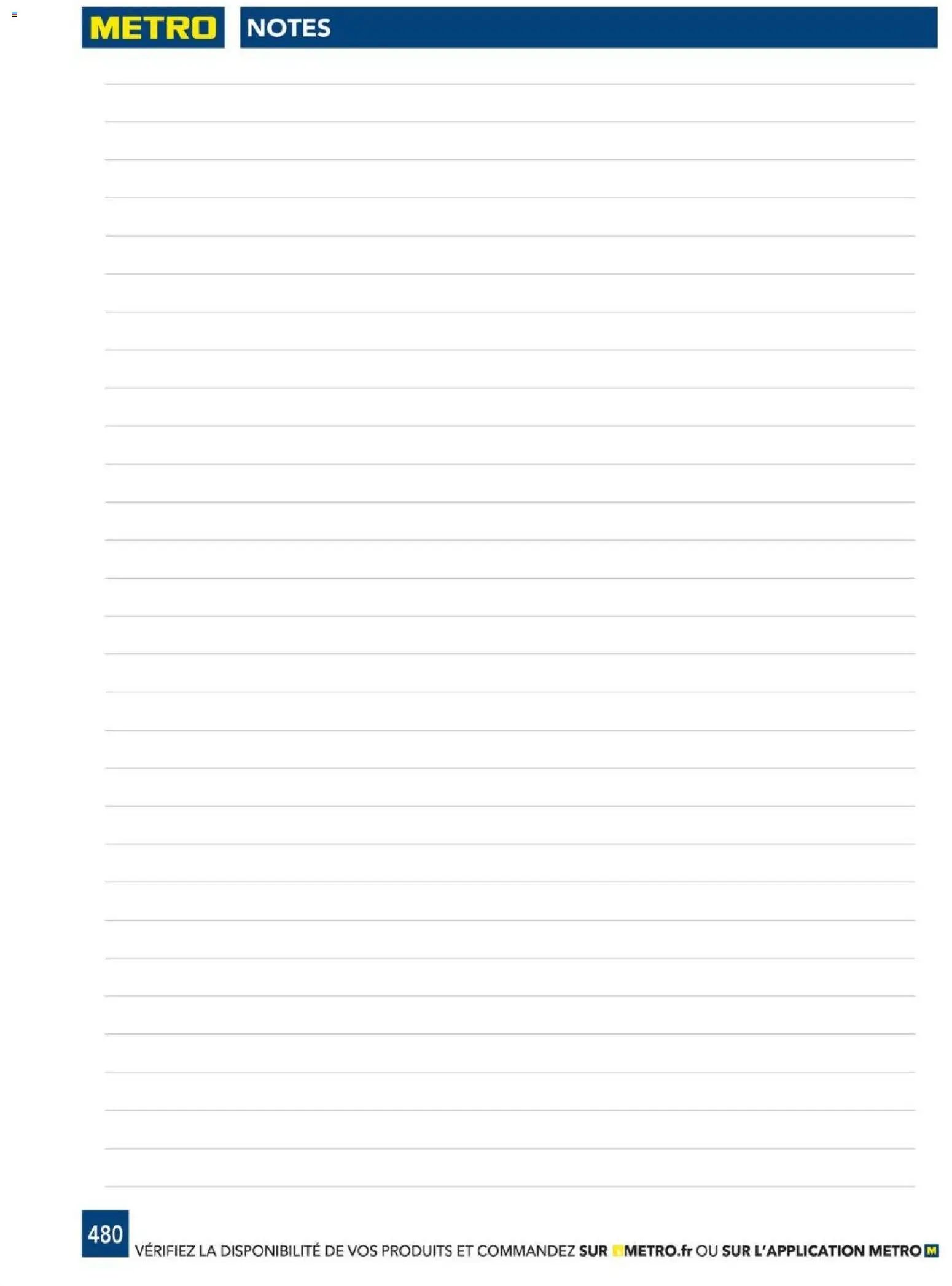 METRO - CHR Équipement