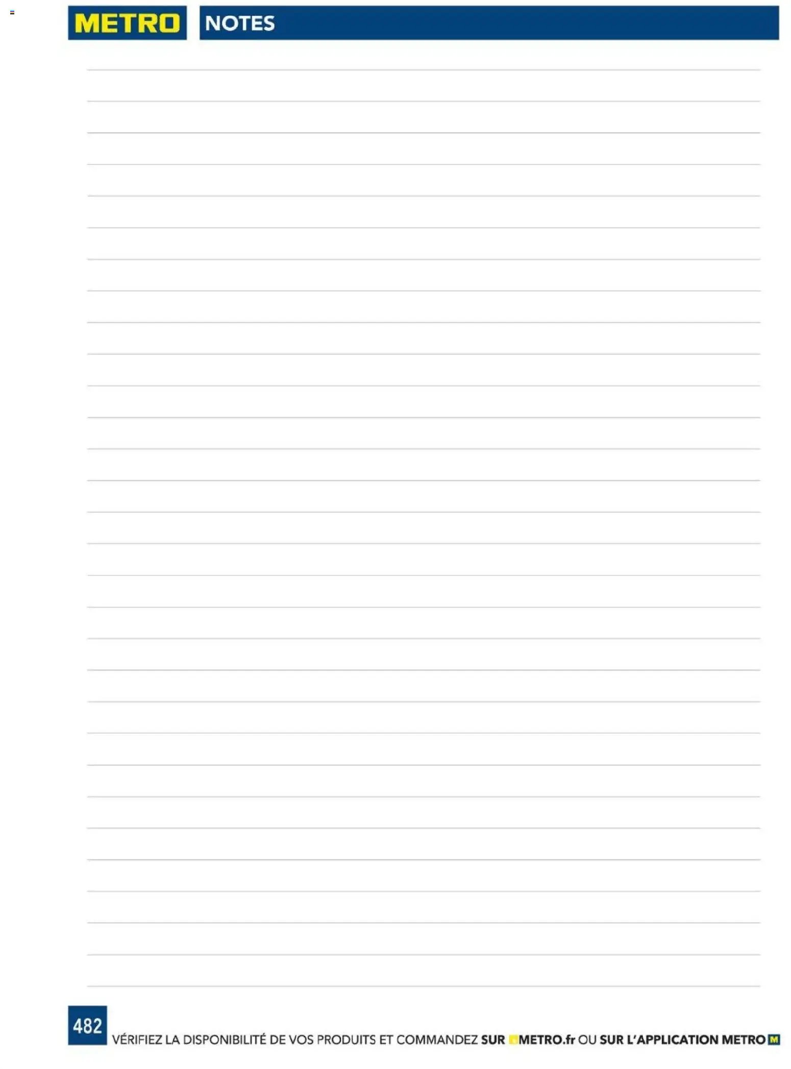 METRO - CHR Équipement