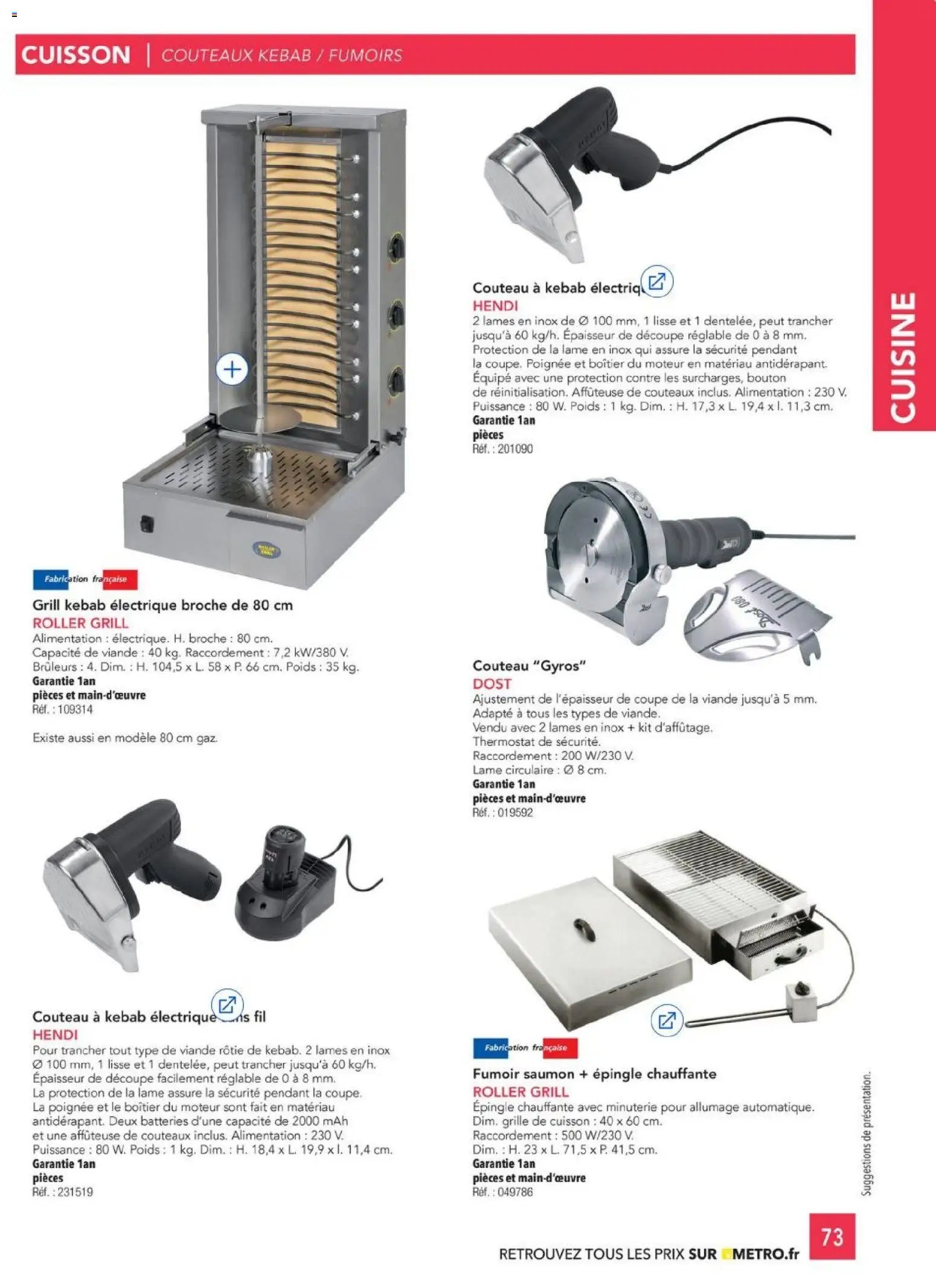 METRO - CHR Équipement (2025-01-01 - 2026-12-31)
