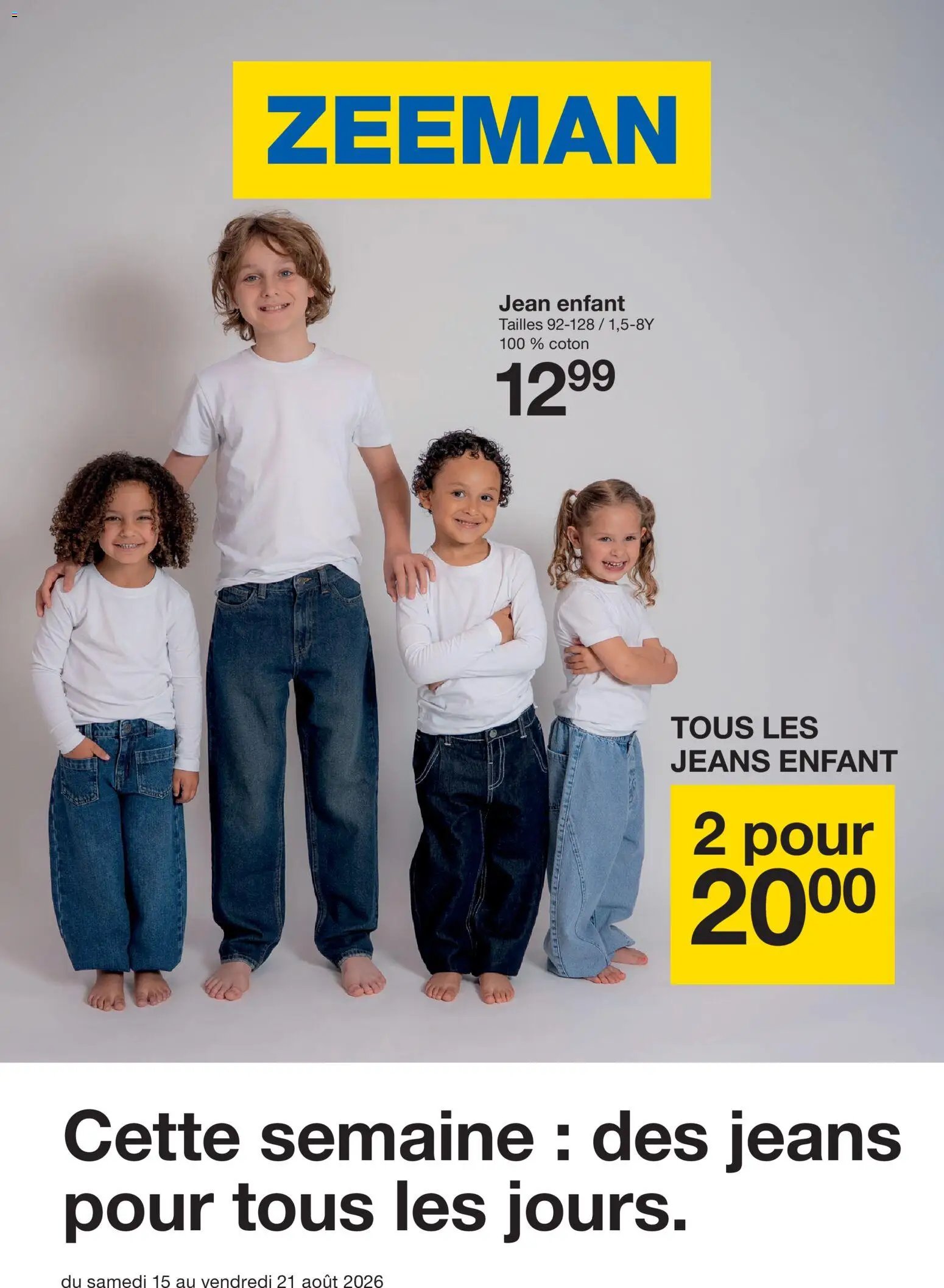 Zeeman Cette semaine