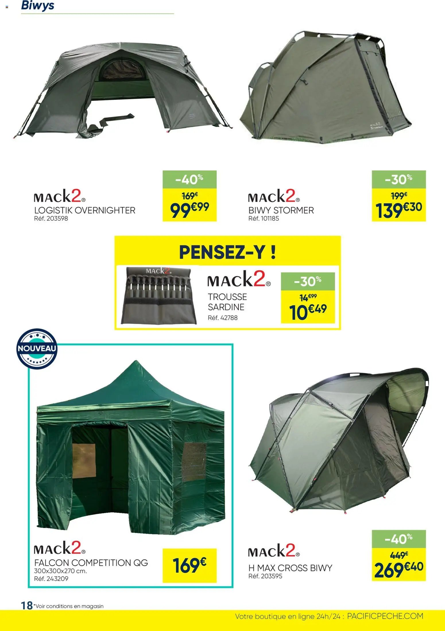 Pacific Pêche catalogue