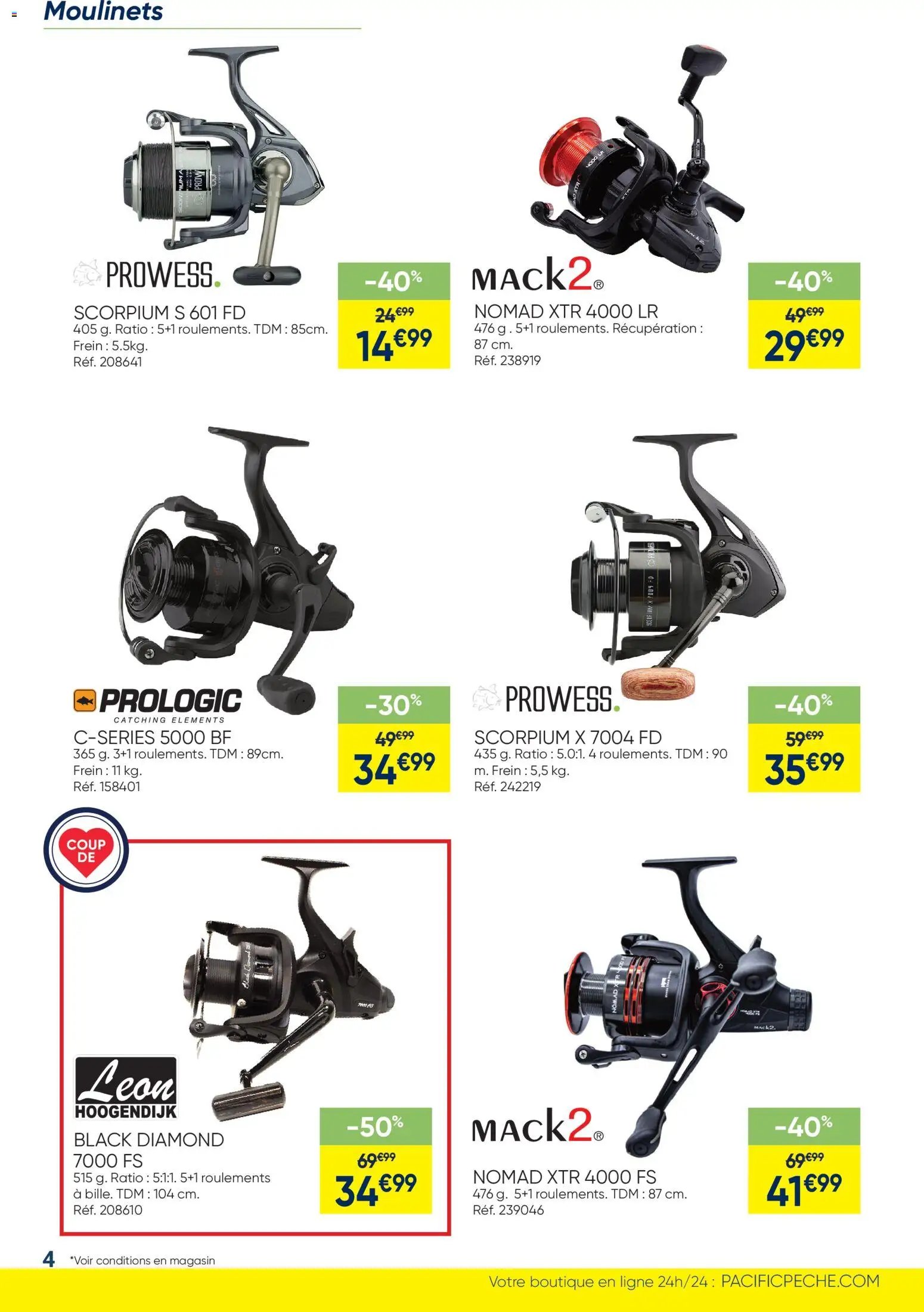 Pacific Pêche catalogue