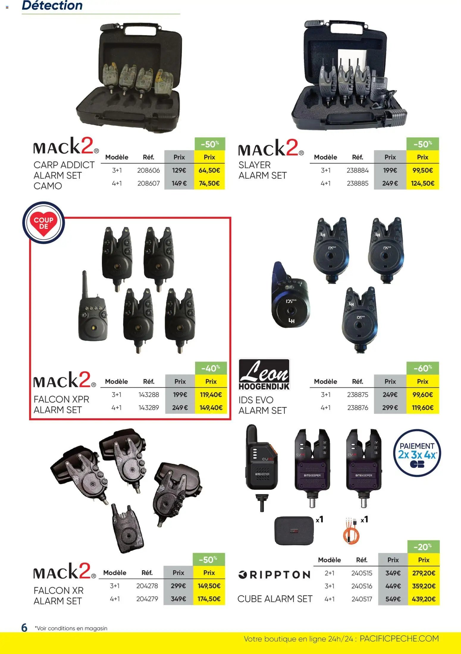 Pacific Pêche catalogue