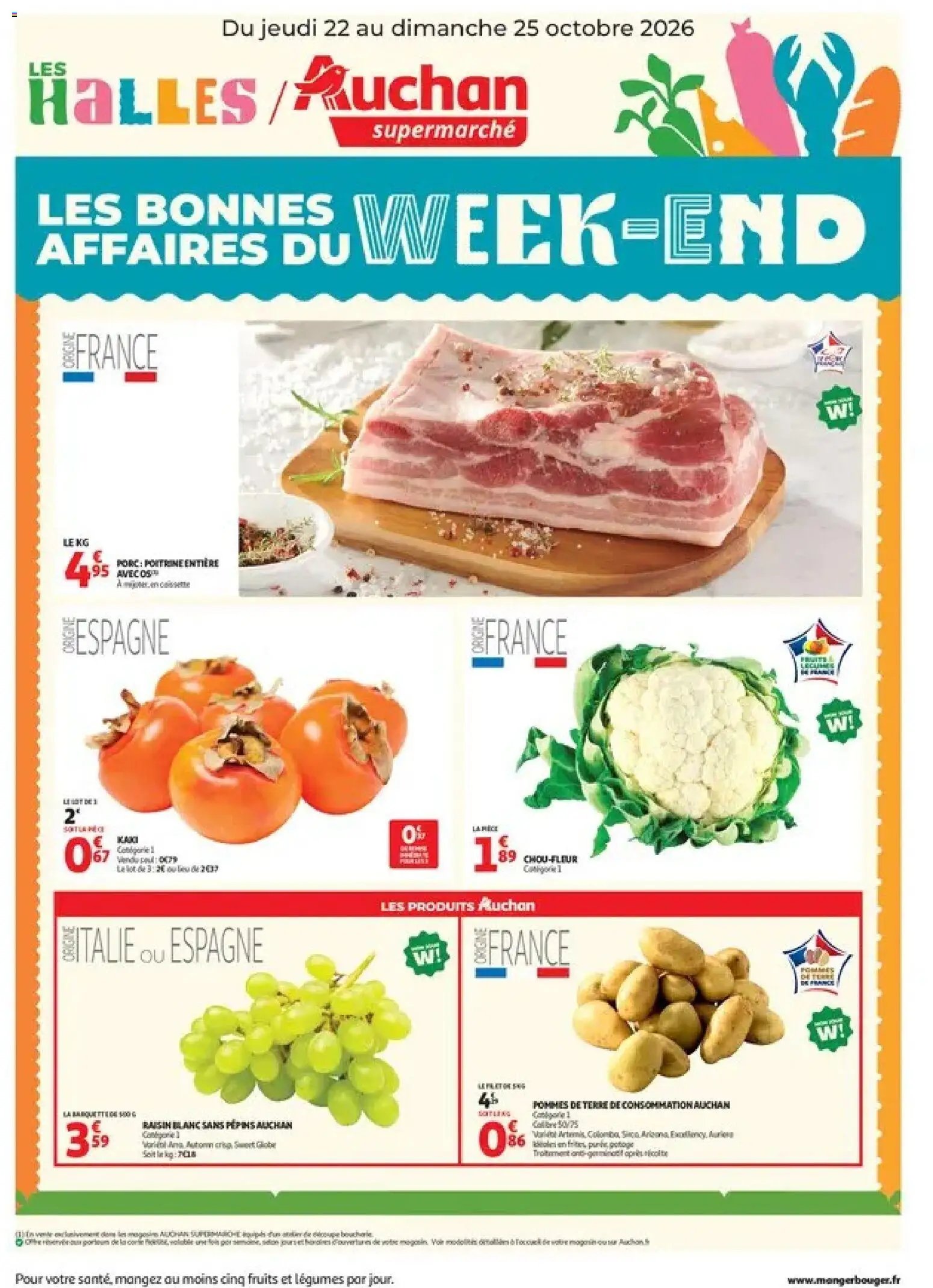 Auchan les bons plans du week-end dans votre super