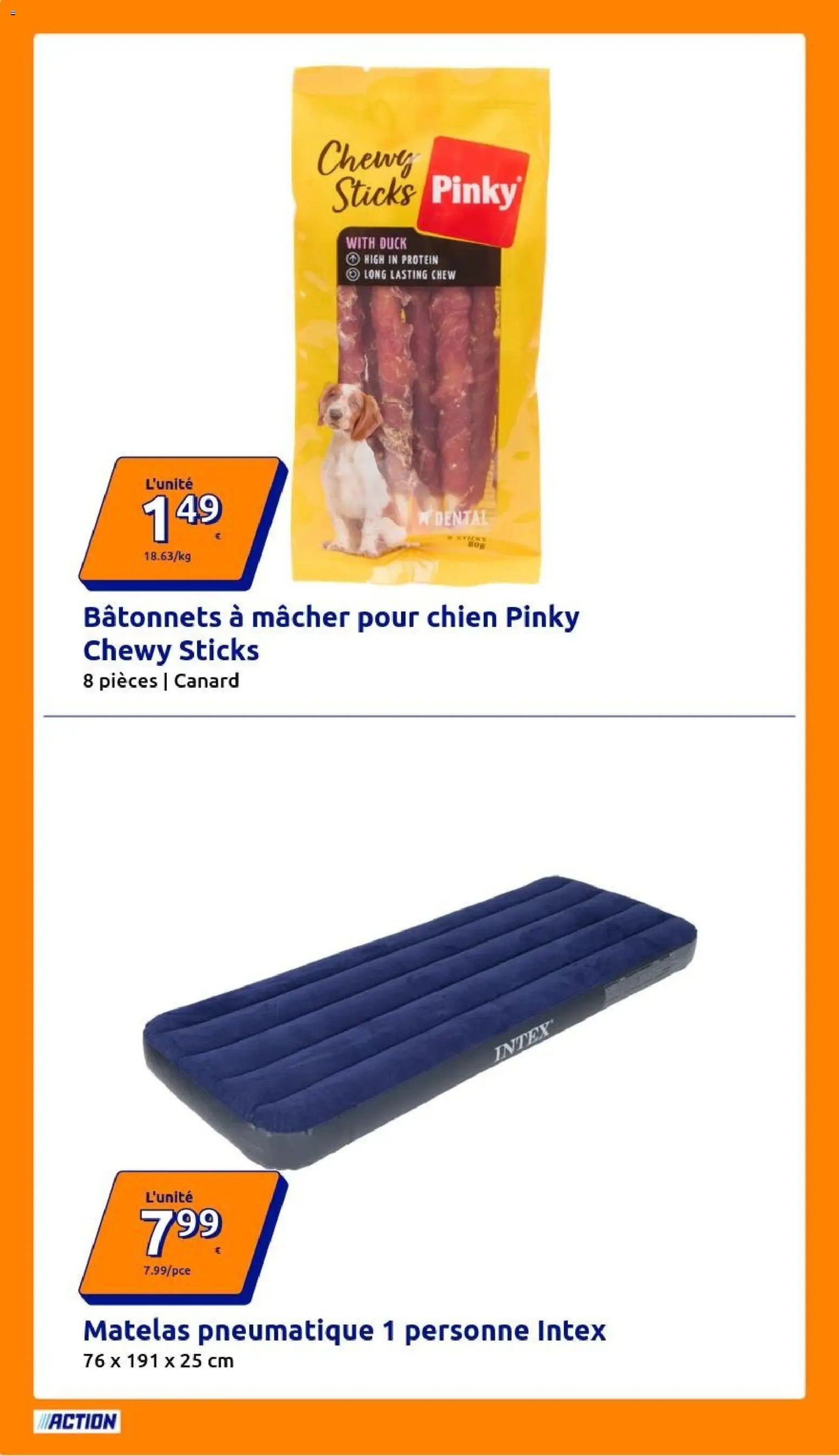Action catalogue