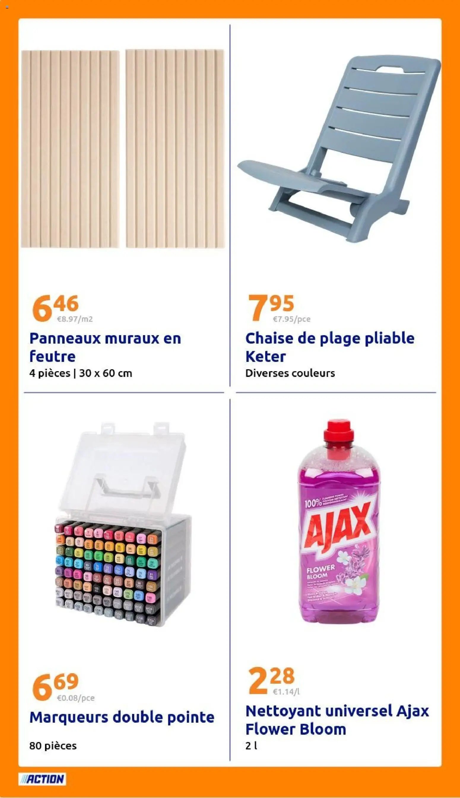 Action catalogue