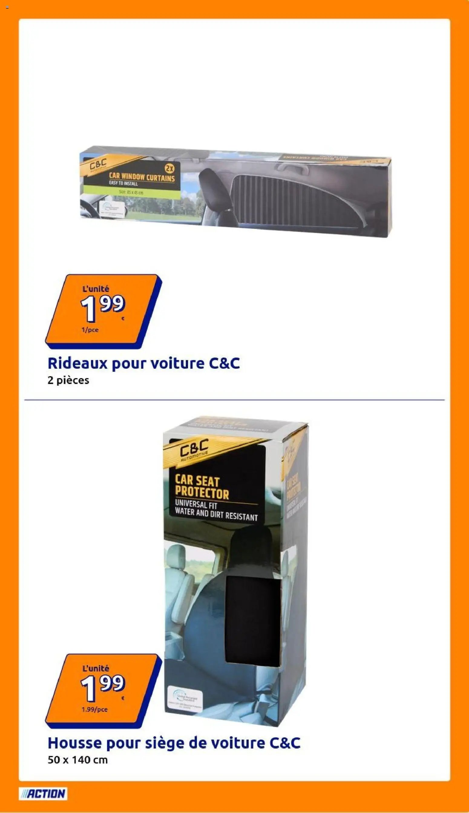 Action catalogue