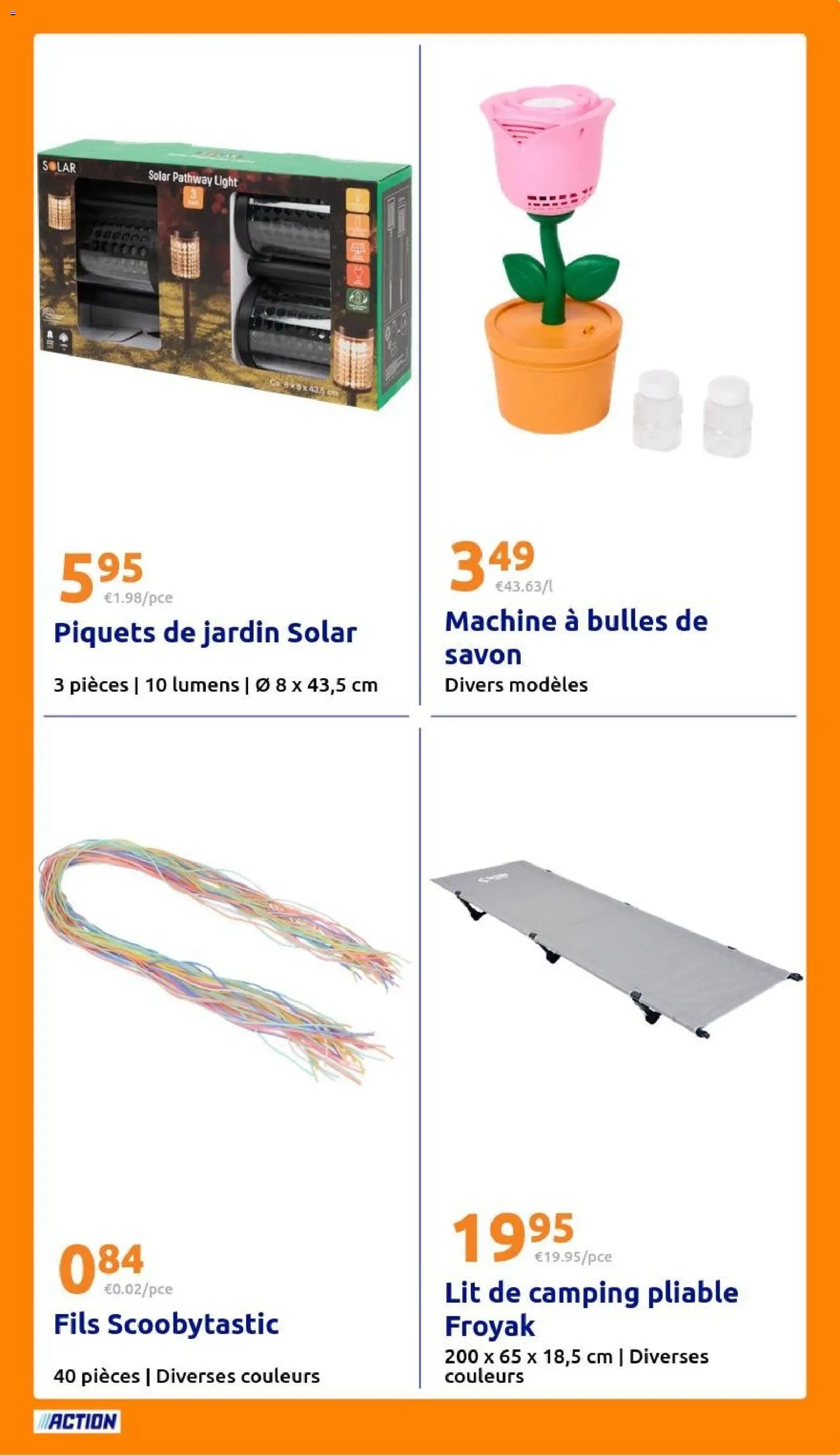 Action catalogue