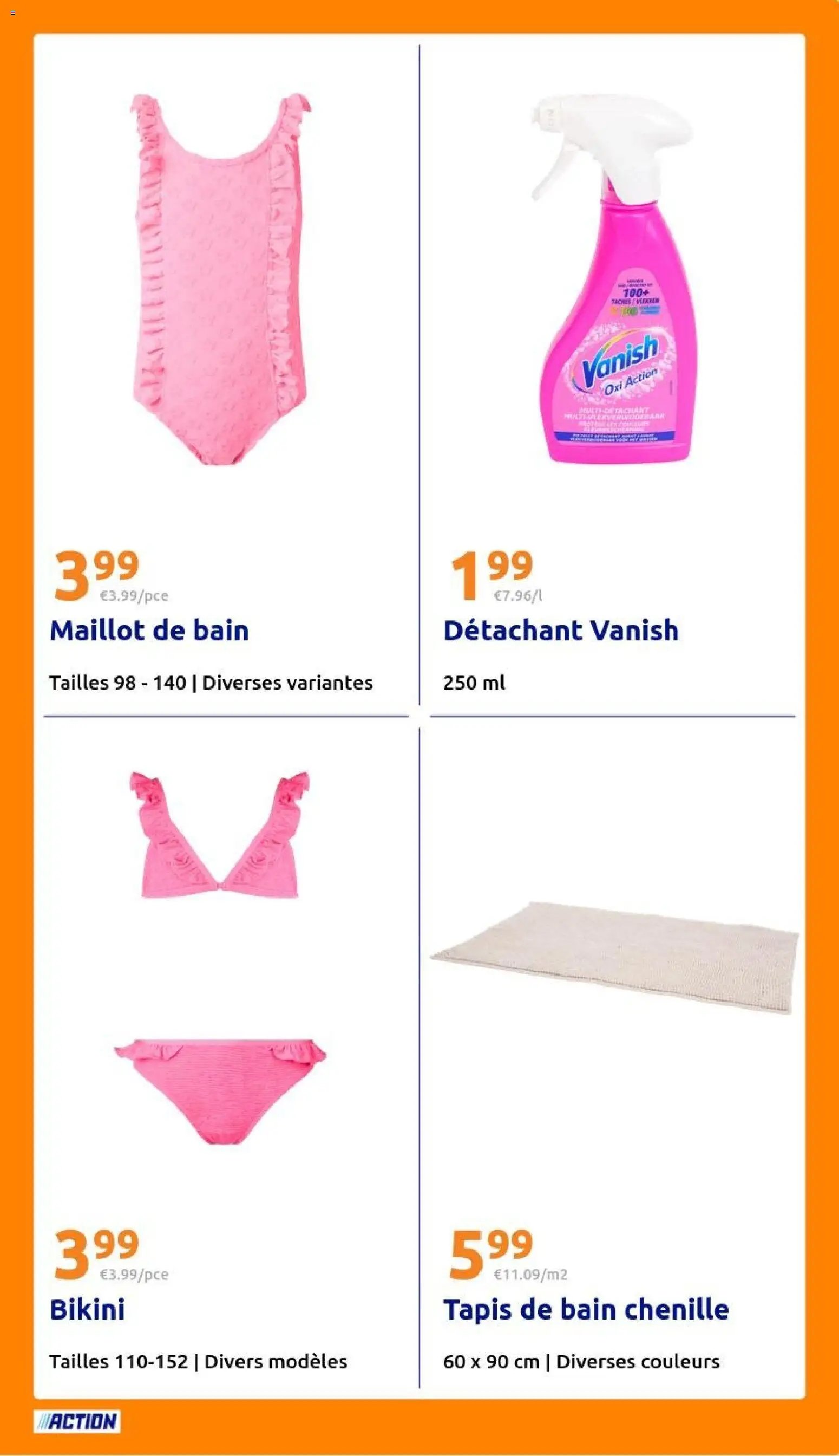 Action catalogue